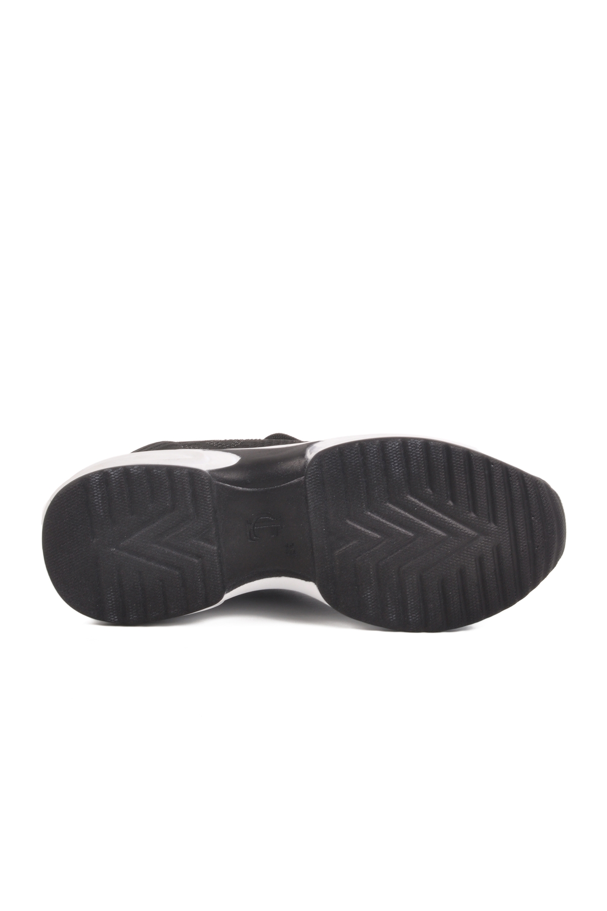 Siyah Triko Kalın Taban Kadın Sneaker Lady 5002 Z - Görsel 6