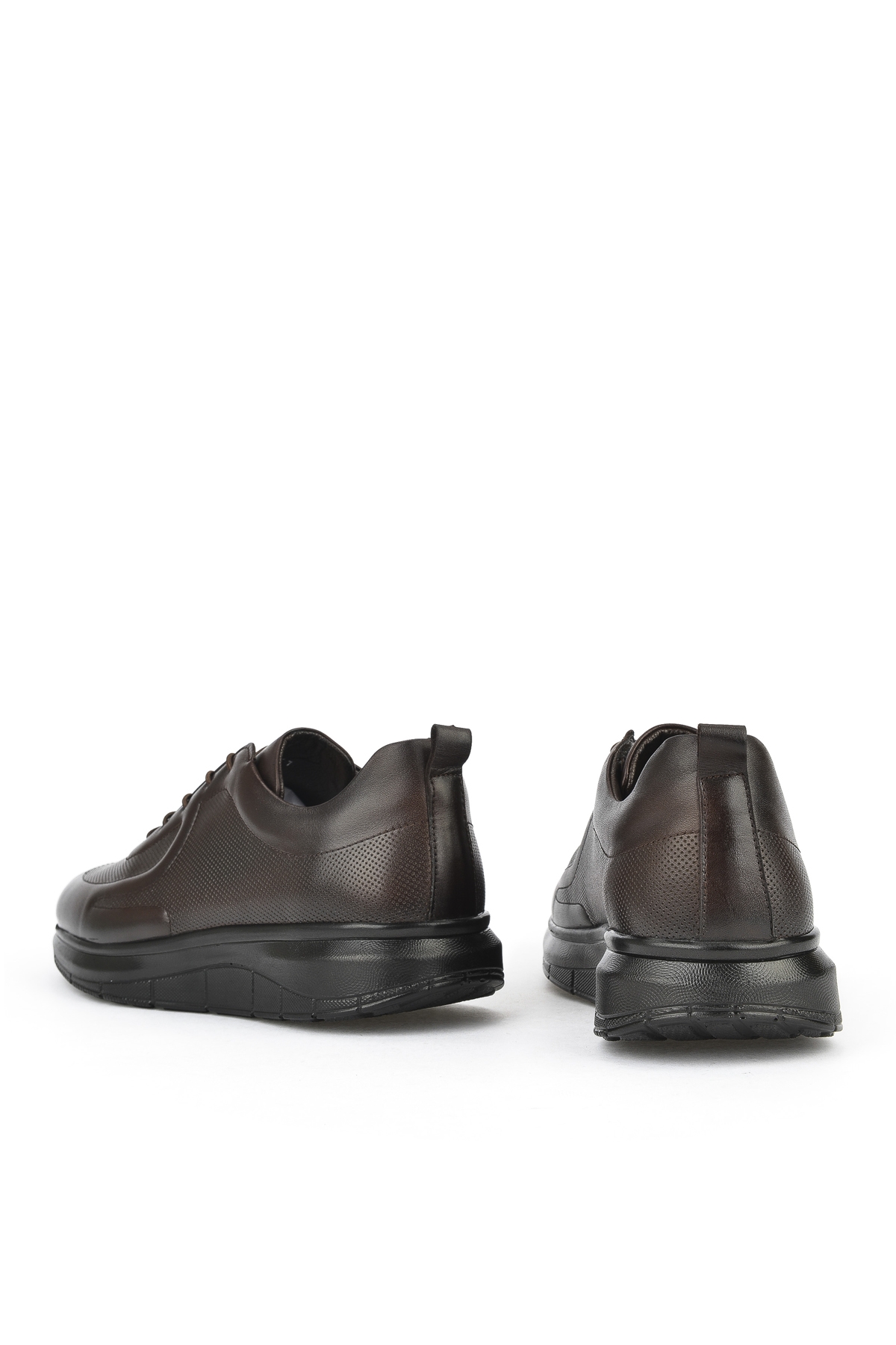 Erkek Hakiki Deri Konfor Ayakkabı 151123Z3659 Kahve - Görsel 4