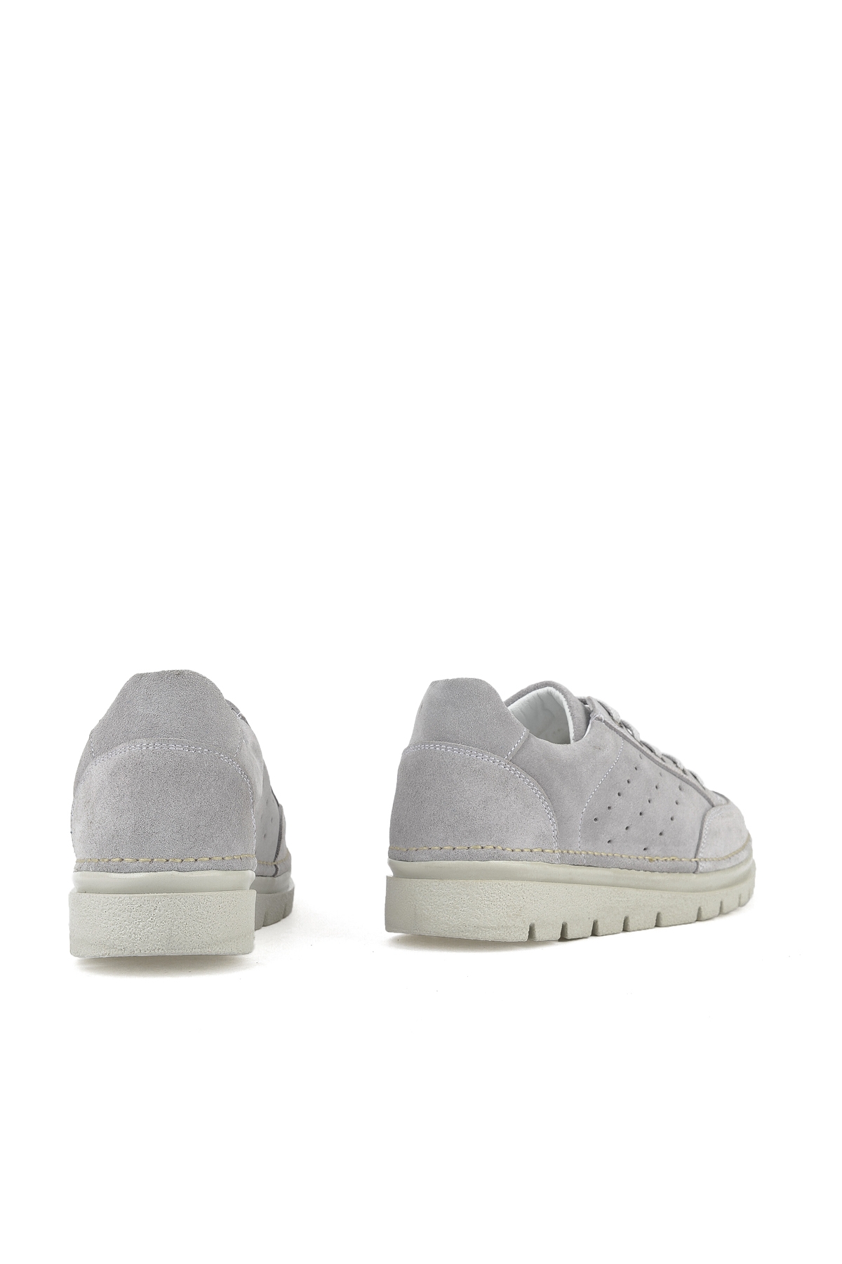 Kadın Hakiki Deri Sneaker 1511035Z62032 Gri - Görsel 4