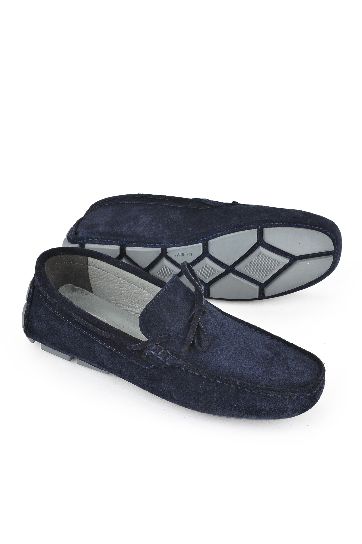 Erkek Hakiki Deri Ayakkabı 151986Z42742 Lacivert - Görsel 5