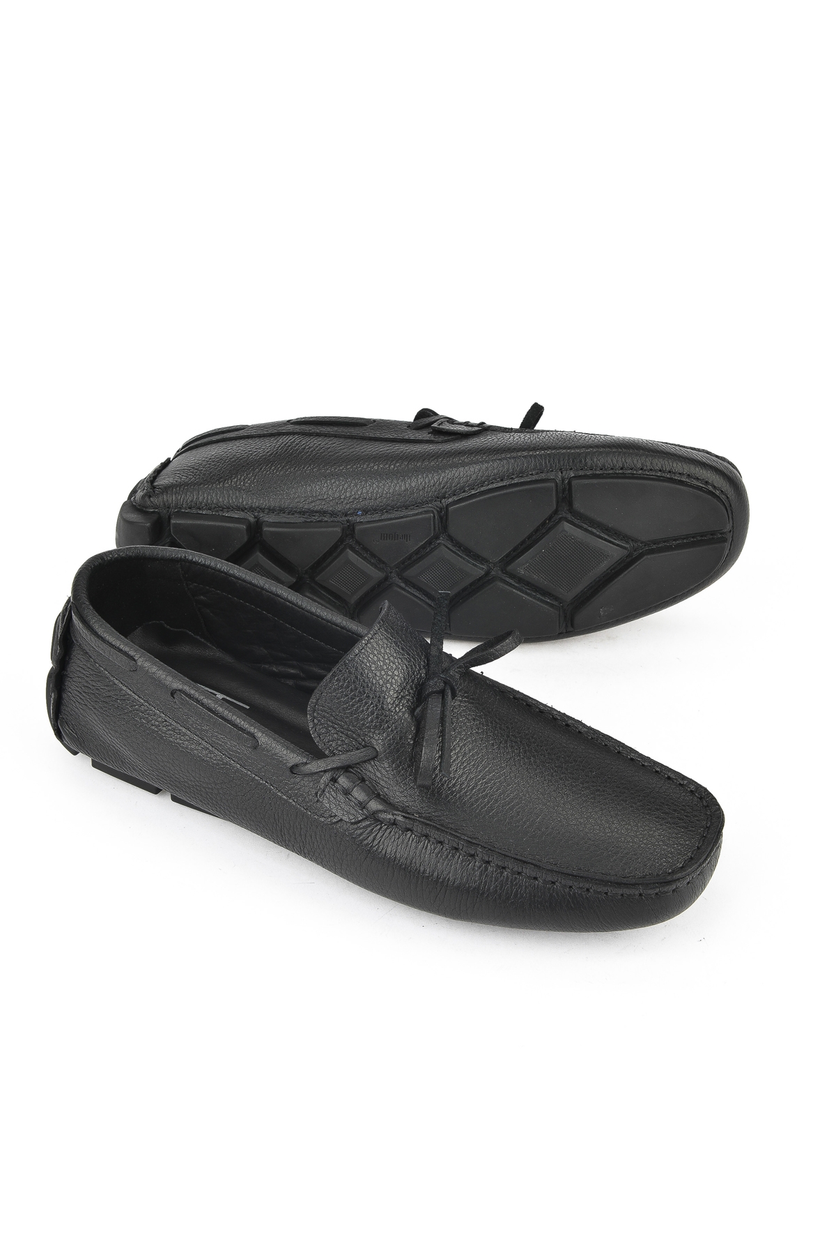 Erkek Hakiki Deri Ayakkabı 151986Z4274 Siyah - Görsel 5
