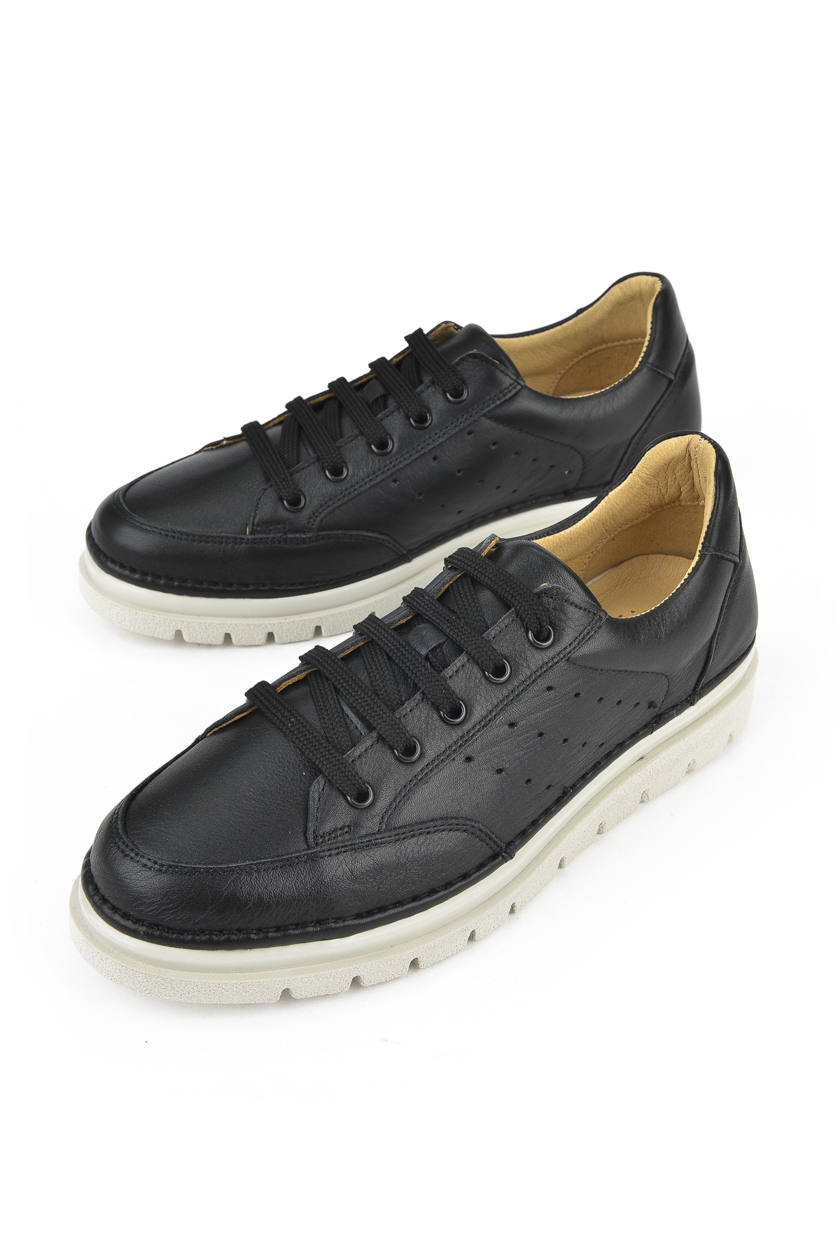 Kadın Hakiki Deri Sneaker 1511035Z6203 Siyah - Görsel 6