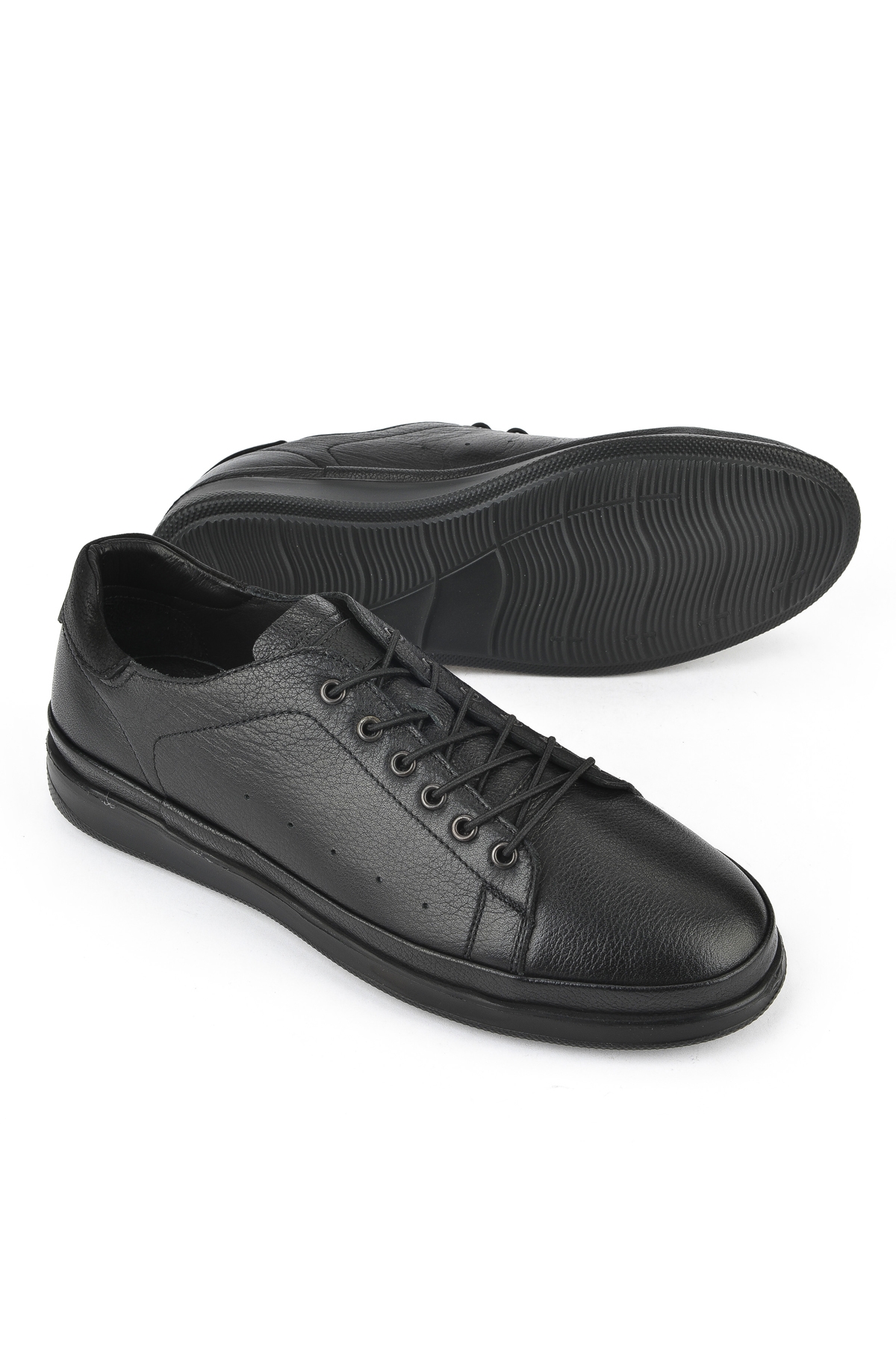 Erkek Hakiki Deri Ayakkabı 1511025Z2028 Siyah - Görsel 5