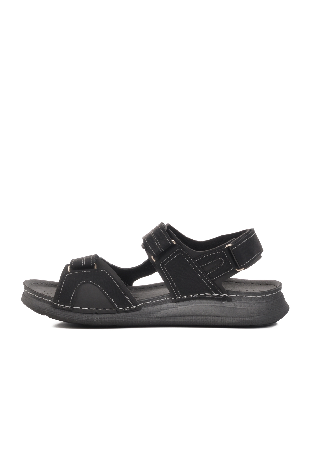 Siyah Anatomik Cırtlı Erkek Spor Sandalet 86.002 M - Görsel 3