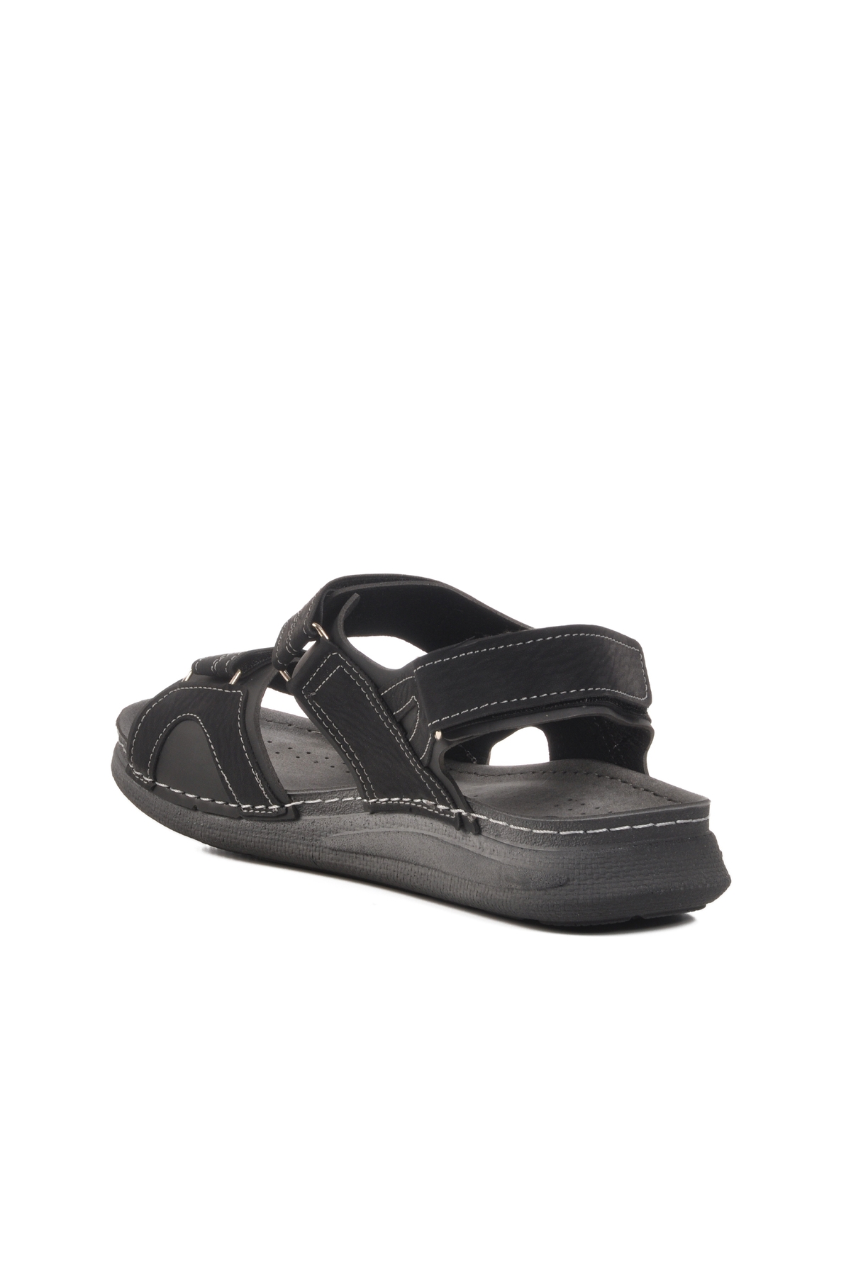 Siyah Anatomik Cırtlı Erkek Spor Sandalet 86.002 M - Görsel 5