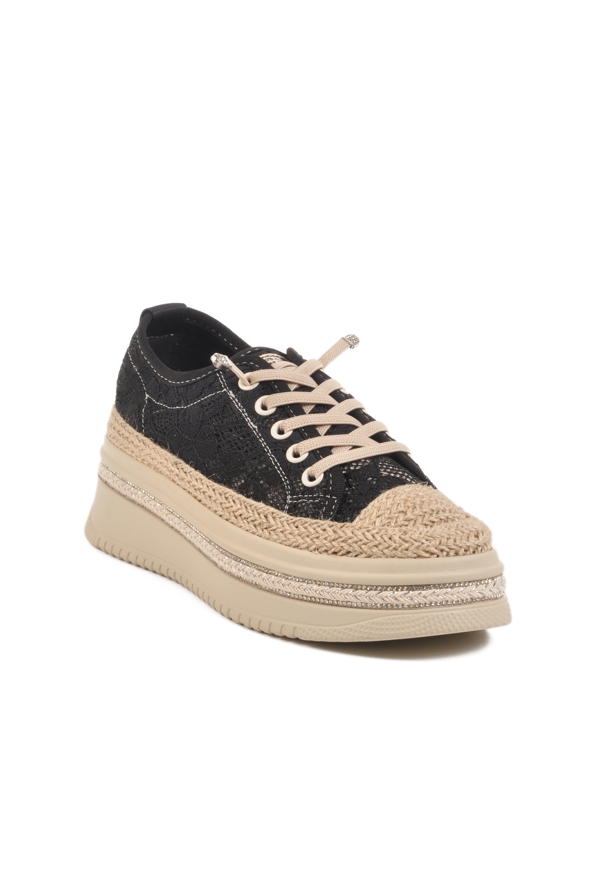 Siyah Anatomik Örme Kadın Casual Ayakkabı B237 Z - Görsel 4