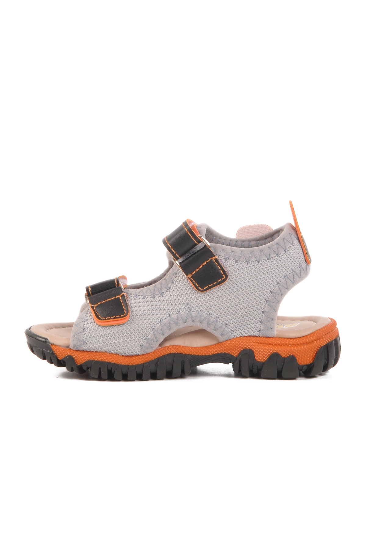 Siyah Cırtlı Ortopedik Erkek Çocuk Spor Sandalet 25T102 B - Görsel 3