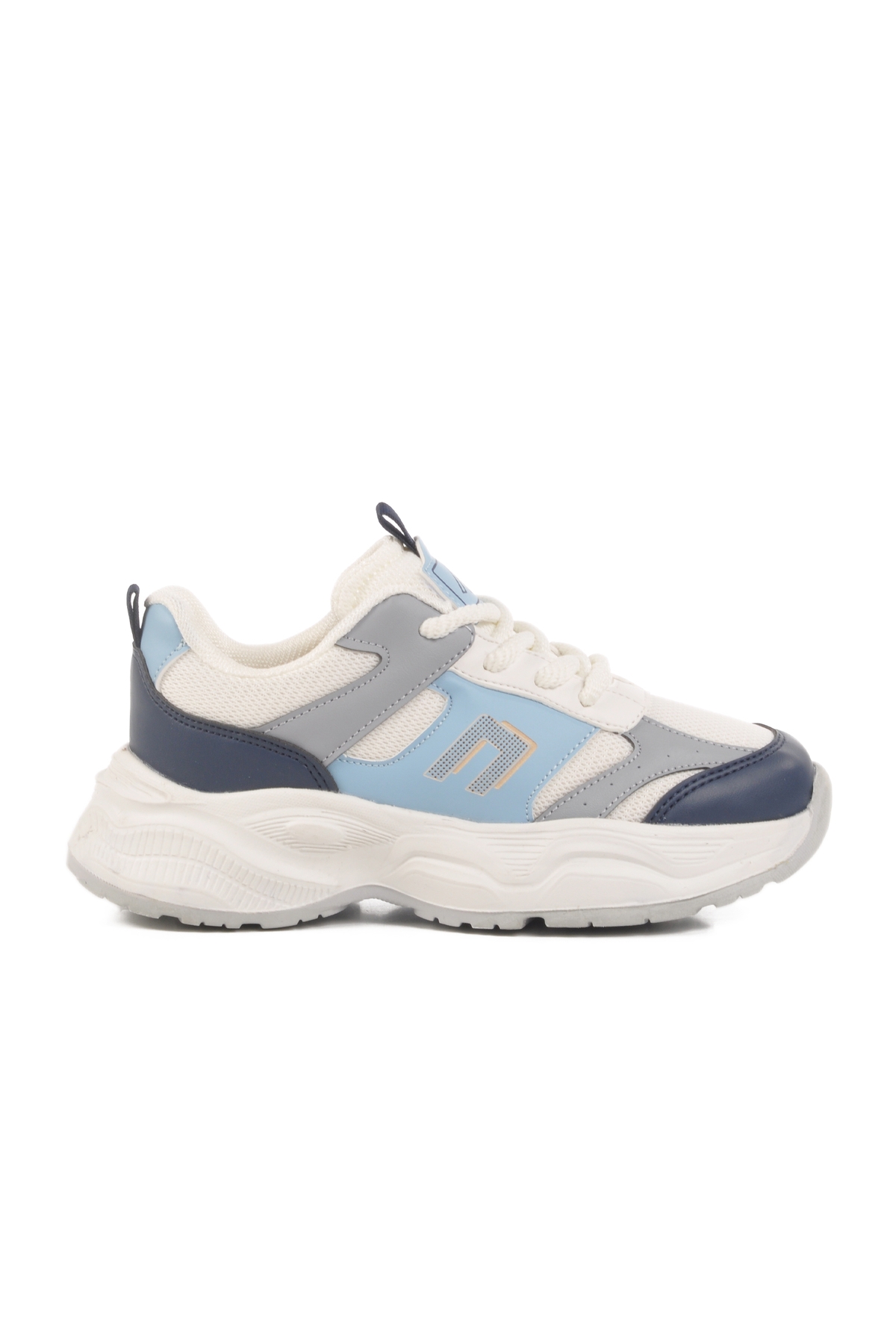 Lacivert Fileli Hafif Hava Alabilen Erkek Çocuk Spor Ayakkabı Birian F - Görsel 2