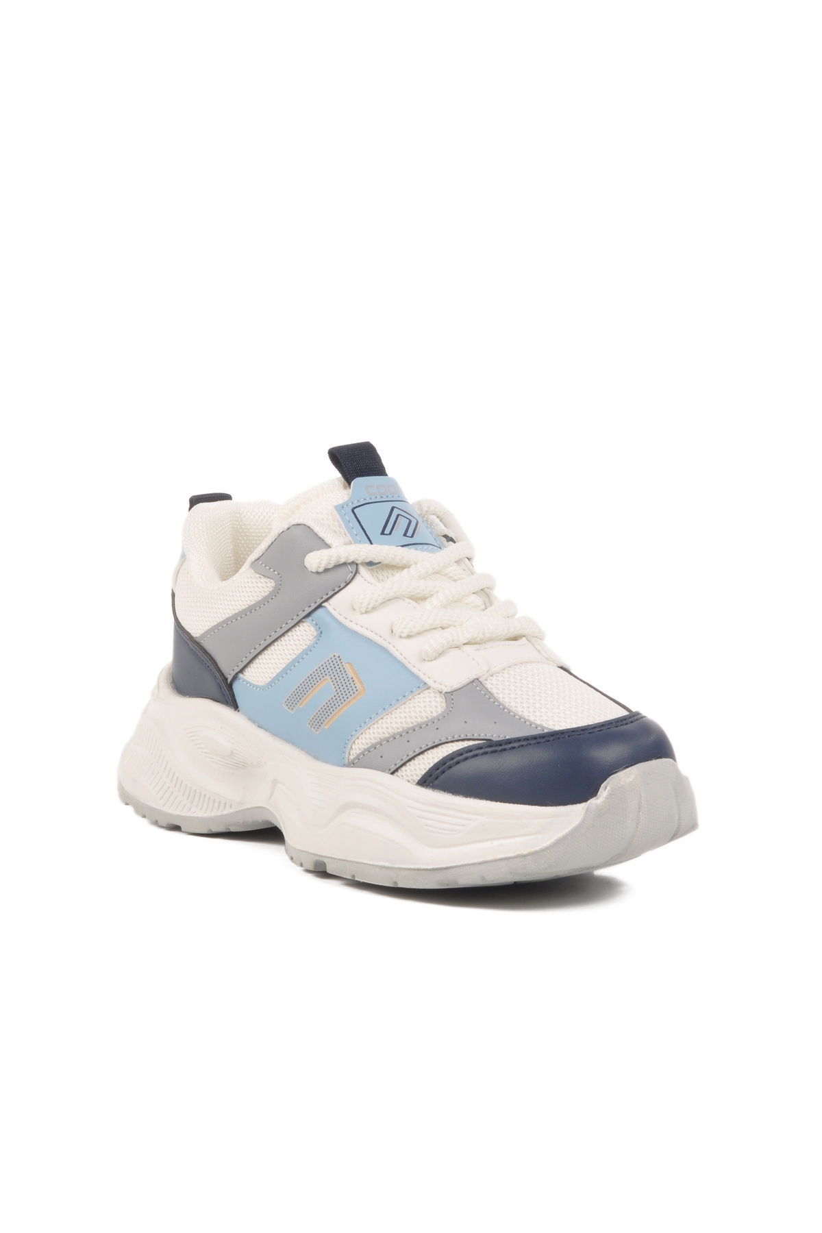 Lacivert Fileli Hafif Hava Alabilen Erkek Çocuk Spor Ayakkabı Birian F - Görsel 4