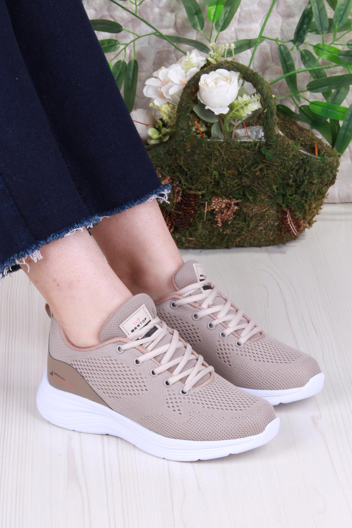 B648 Rahat Esnek Hafif Com Taban Spor Ayakkabı - Görsel 2