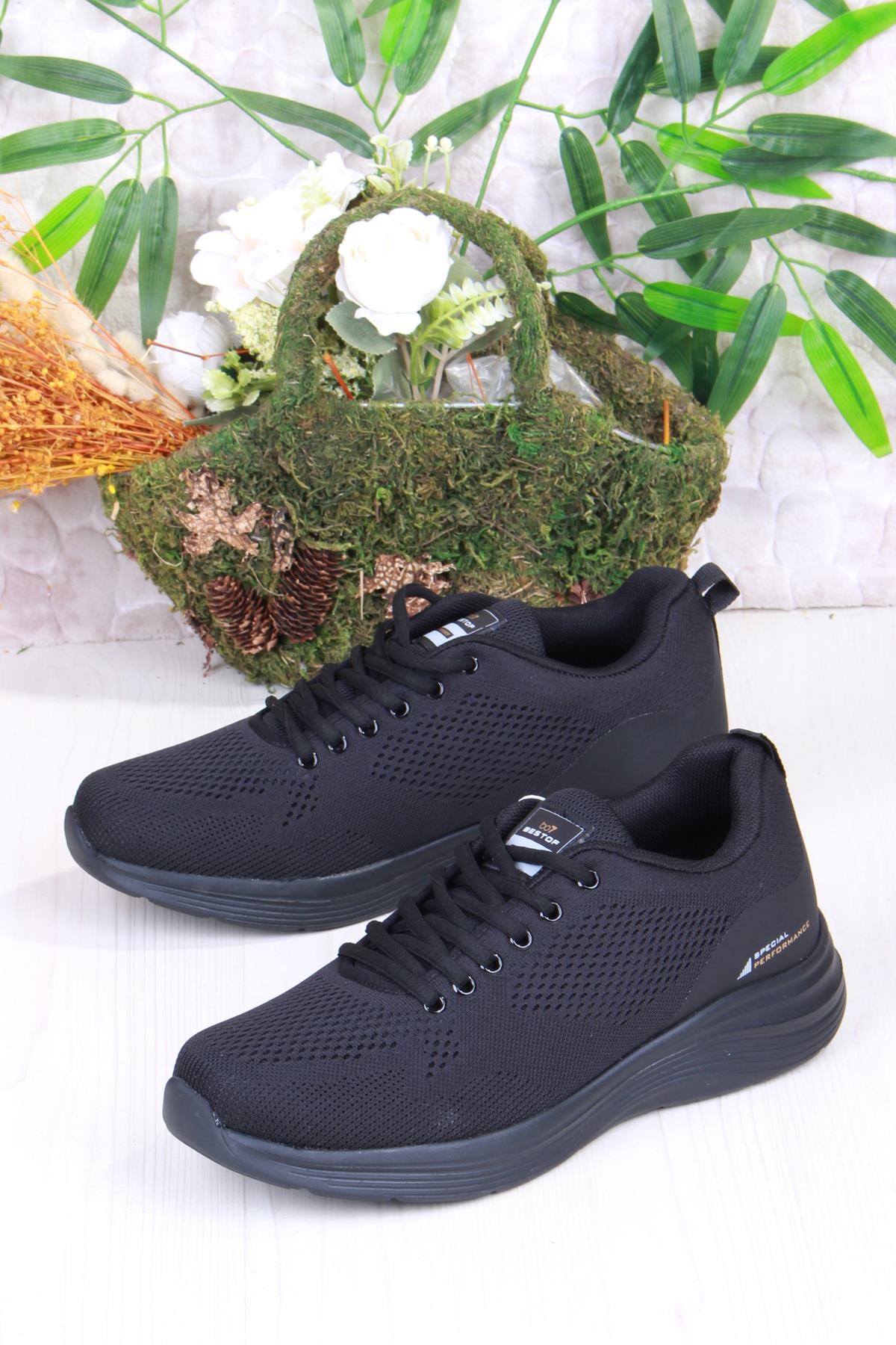 B648 Rahat Esnek Hafif Com Taban Spor Ayakkabı - Görsel 4