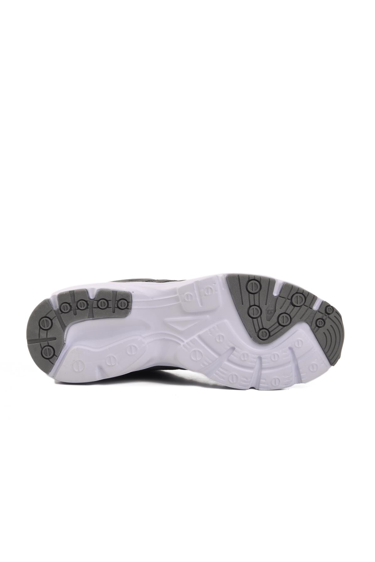 Füme-Beyaz Unisex Spor Ayakkabı Disc 25103 - Görsel 6