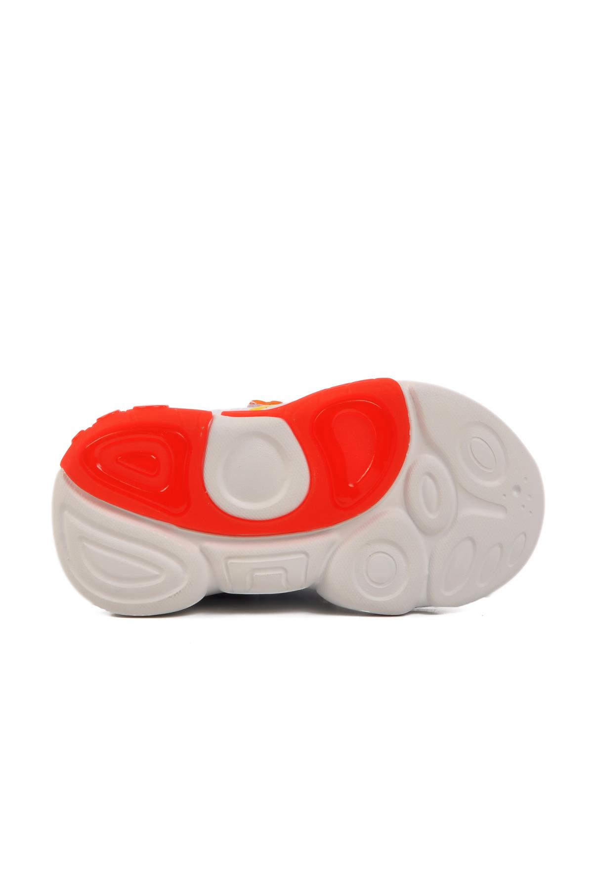 Siyah Cırtlı Fileli Hafif Erkek Çocuk Spor Ayakkabı 1914 B - Görsel 6