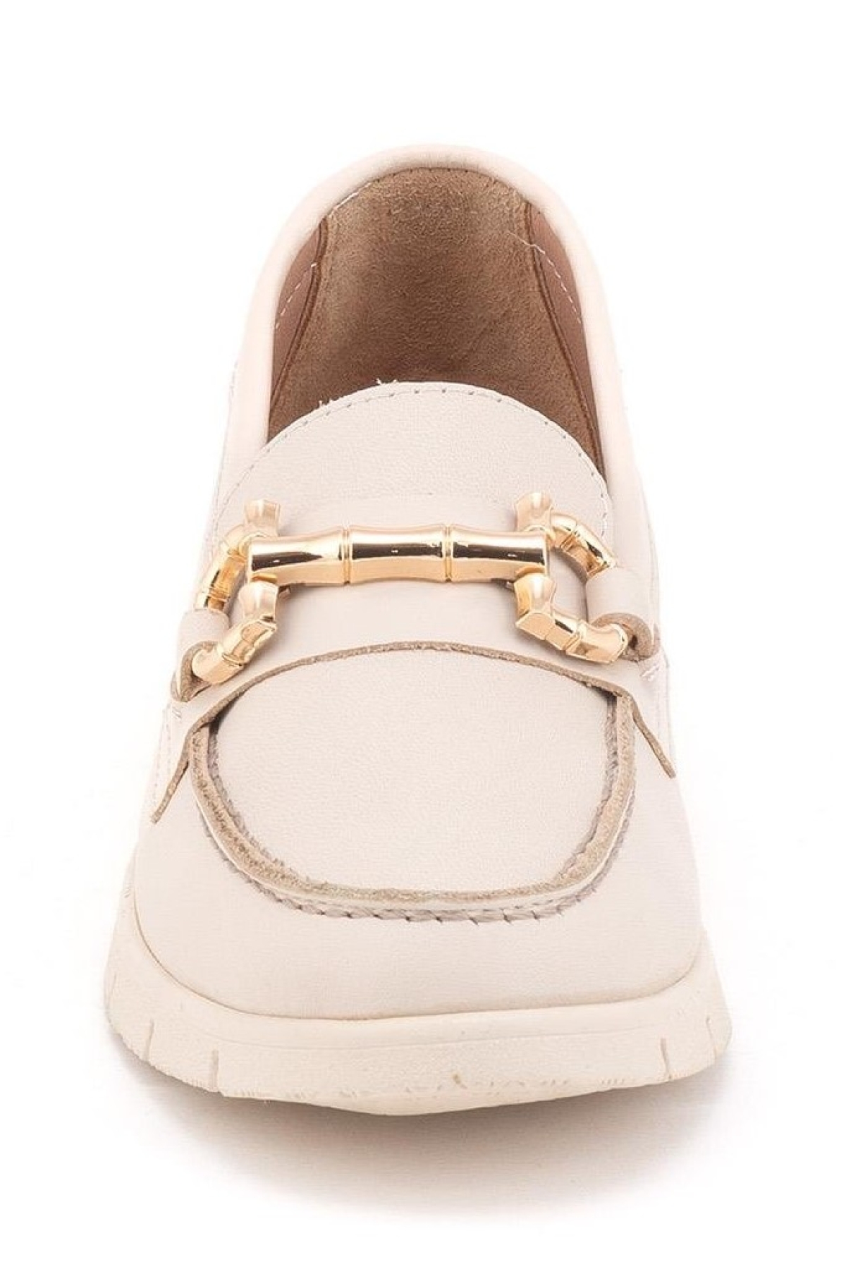 Agev Hakiki Deri Ortopedik Kadın Casual Babet Ayakkabı - Görsel 6