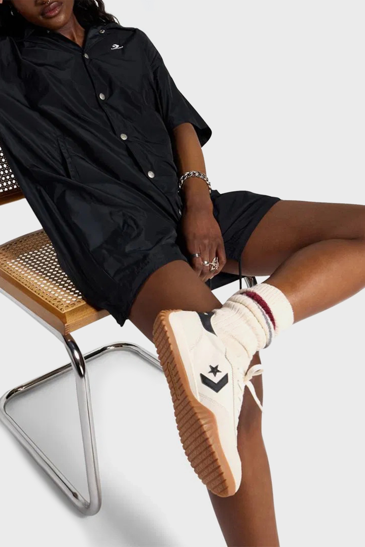 Bayan Ayakkabı A08262C 286 KREM-SİYAH - Görsel 3