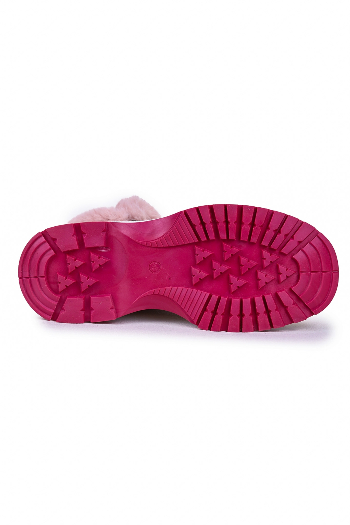 250 Rugan Çatlak Fermuarlı Kız Çocuk Bot Ayakkabı Pudra - Görsel 6