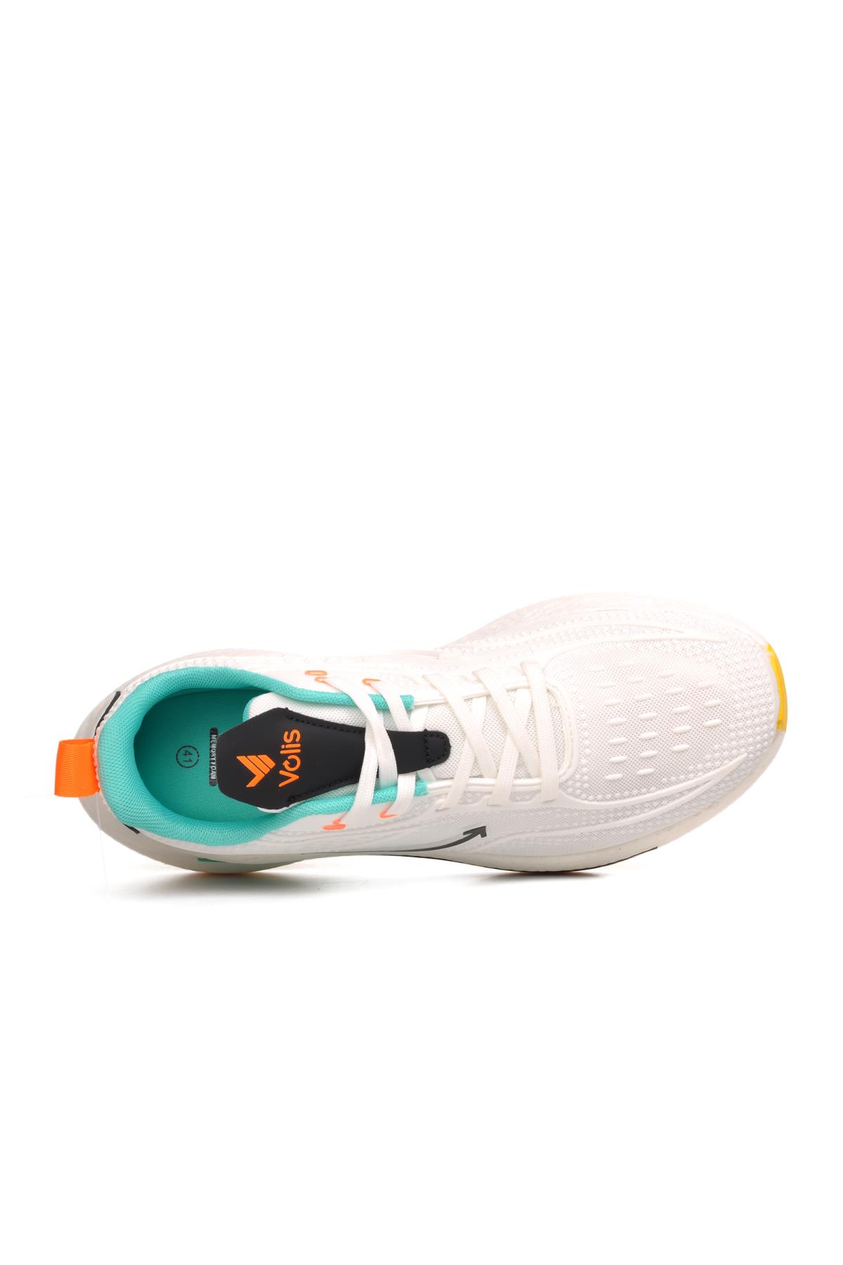 24204 Beyaz Erkek Spor Ayakkabı - Görsel 5