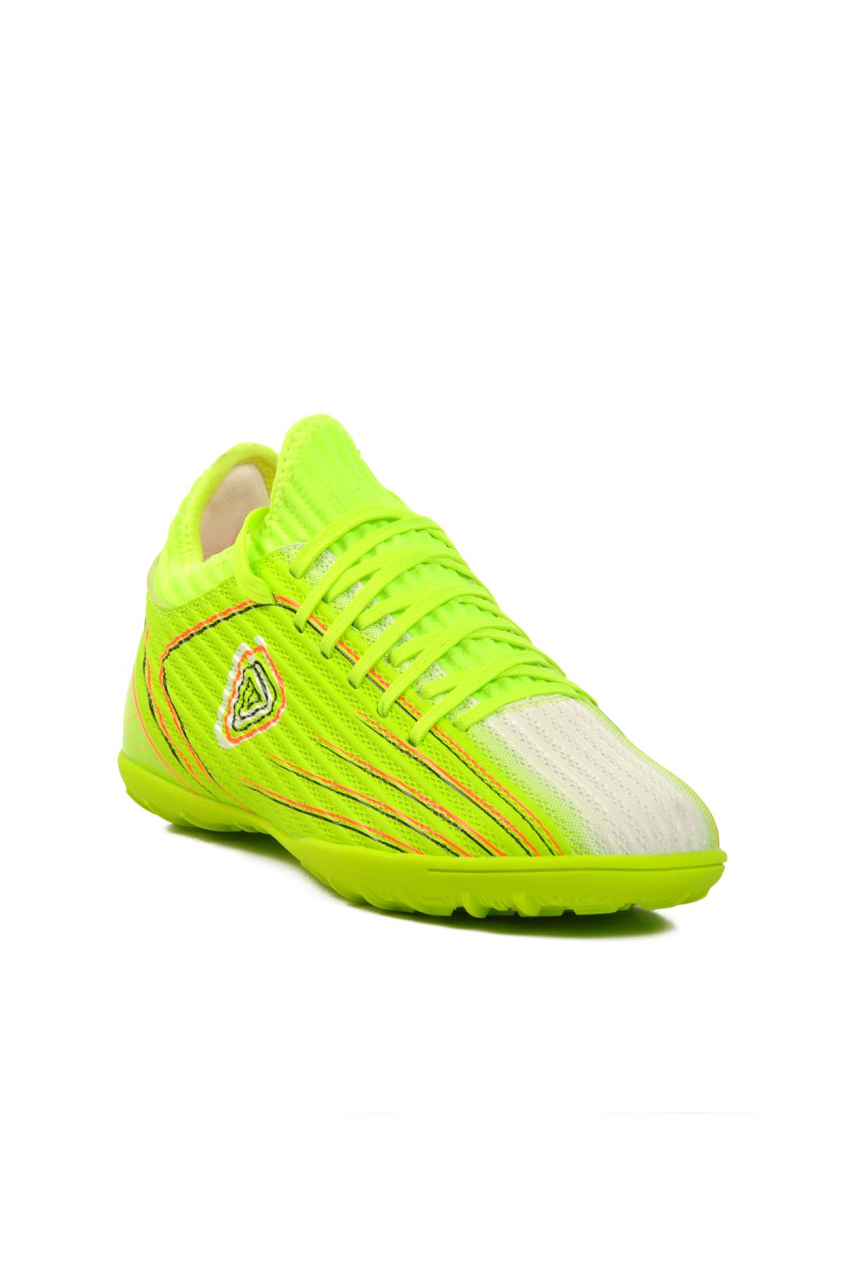 GH-242-137 Neon Sarı Unisex Halı Saha Ayakkabısı - Görsel 3