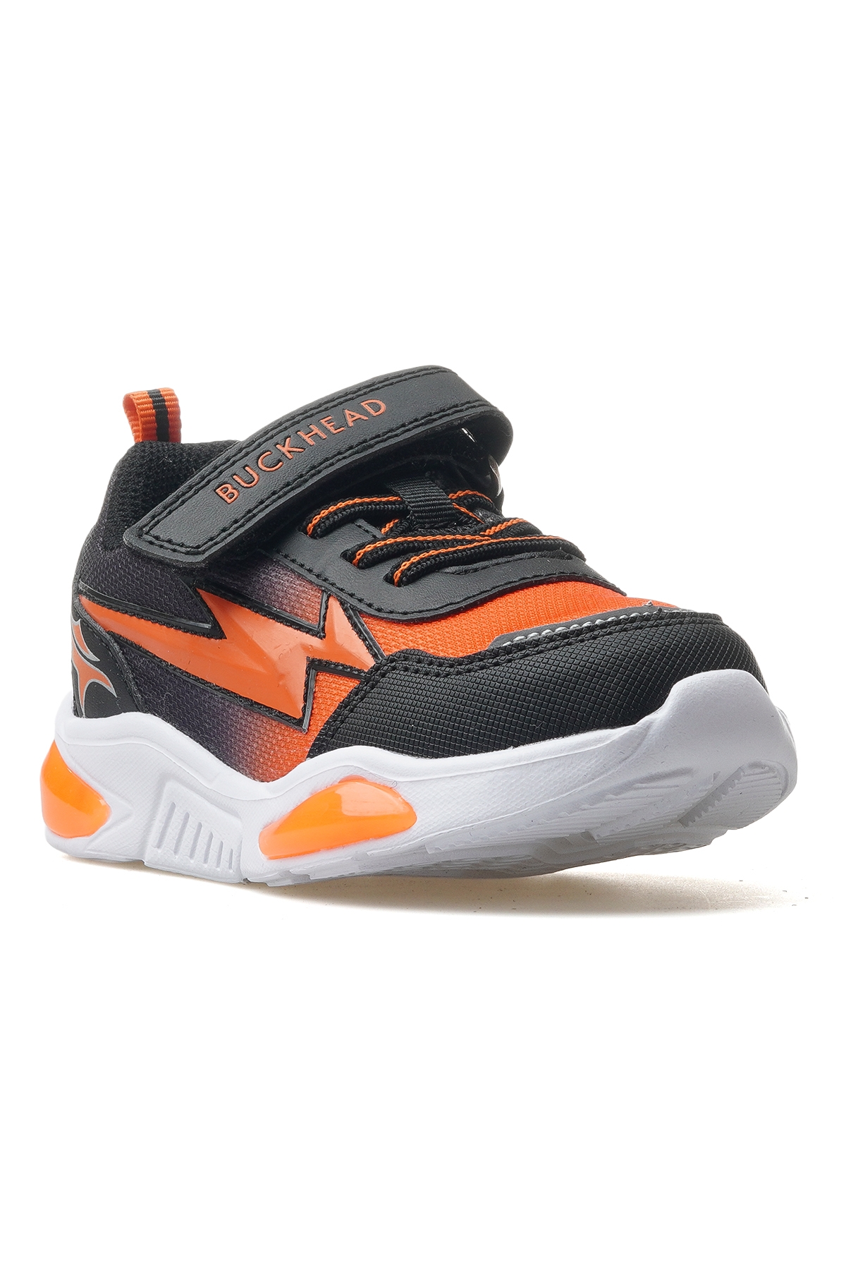 Erkek Çocuk Işıklı Sneaker Ayakkabı 25y Buck3022 F Siyah/turuncu - Görsel 5