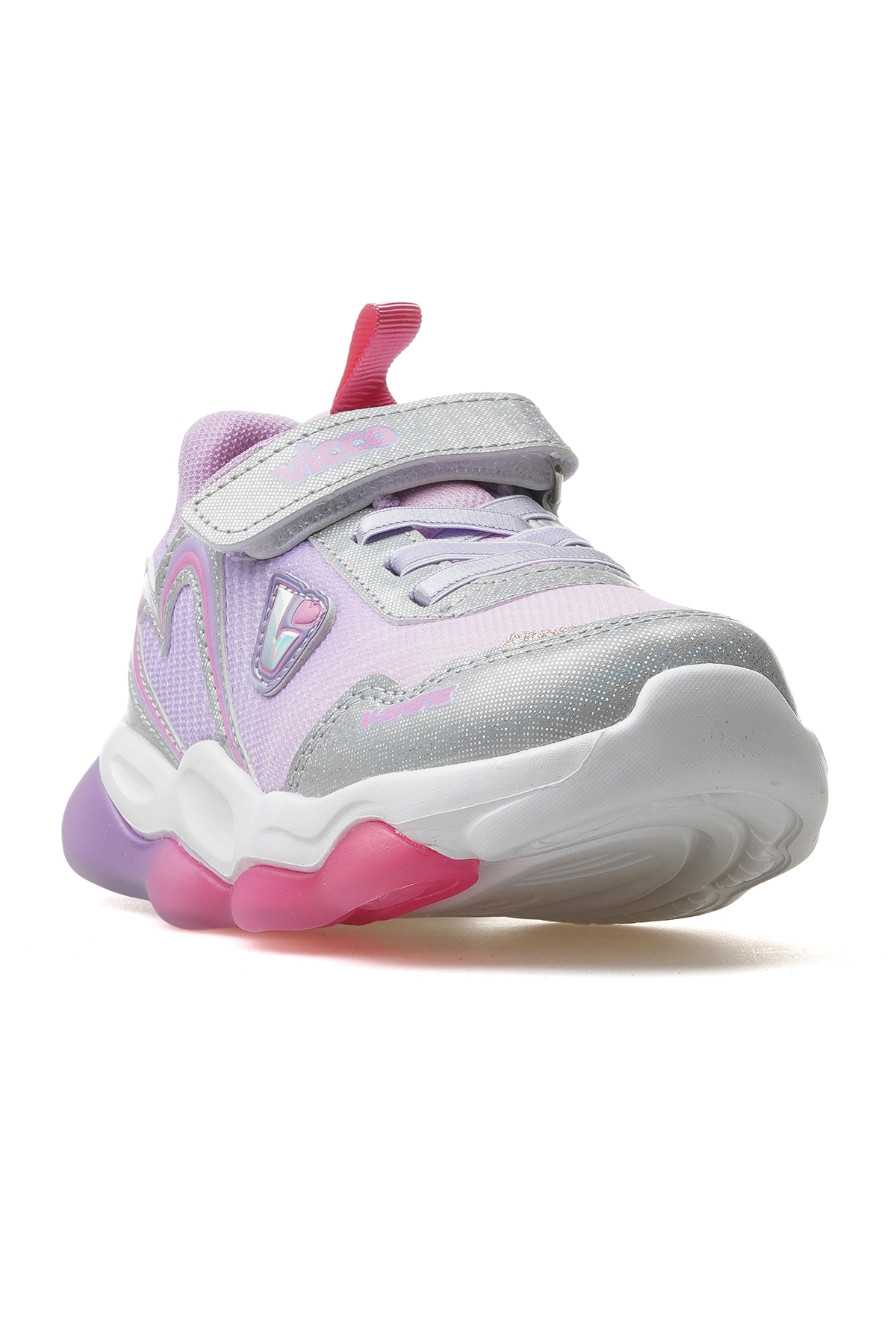 Heart Kız Çocuk Işıklı Hafif Sneaker Spor Ayakkabı 25y 346.215 Pk Lila - Görsel 5