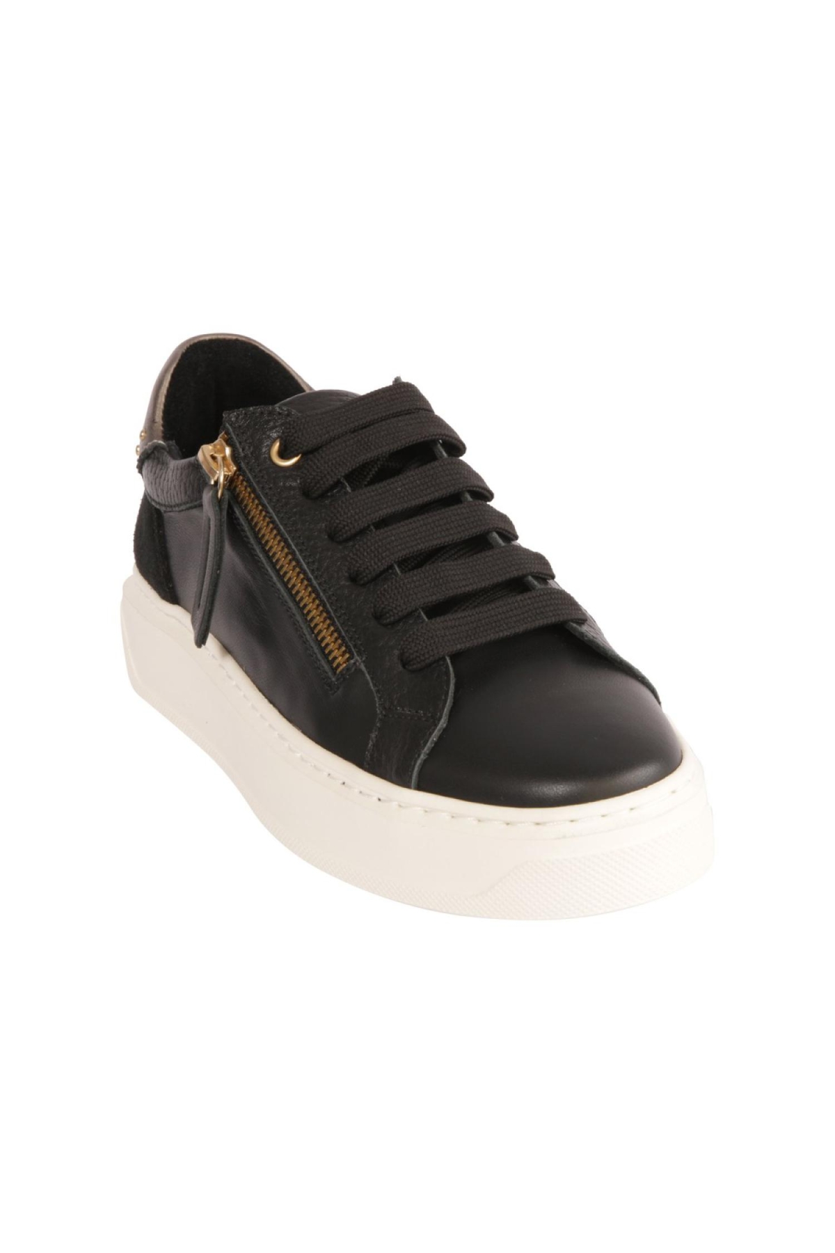 Mammamia Mammamia Siyah D25Ya-555 Kadın Deri Günlük Ayakkabı Casual Ayakkabı | Flo Siyah - 2. görsel