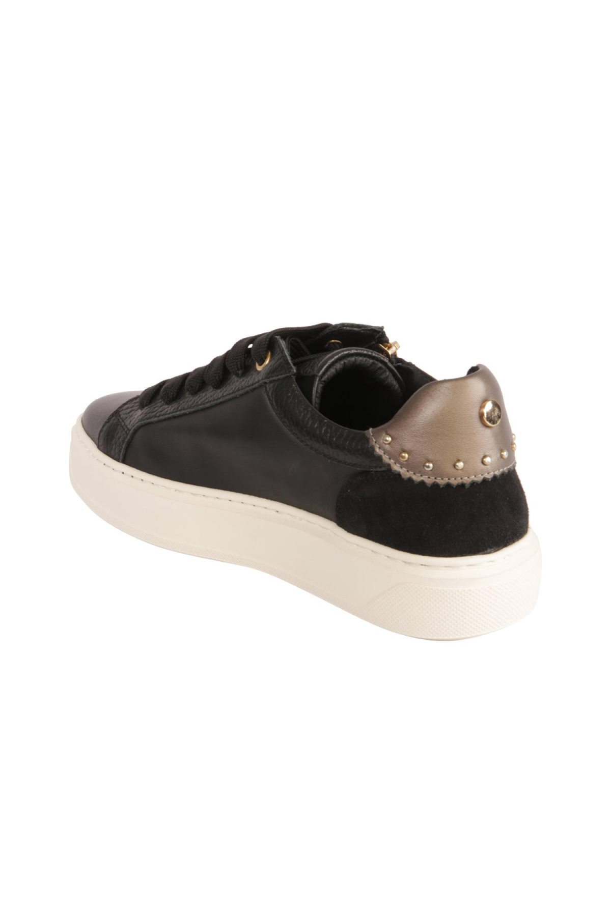 Mammamia Mammamia Siyah D25Ya-555 Kadın Deri Günlük Ayakkabı Casual Ayakkabı | Flo Siyah - 4. görsel