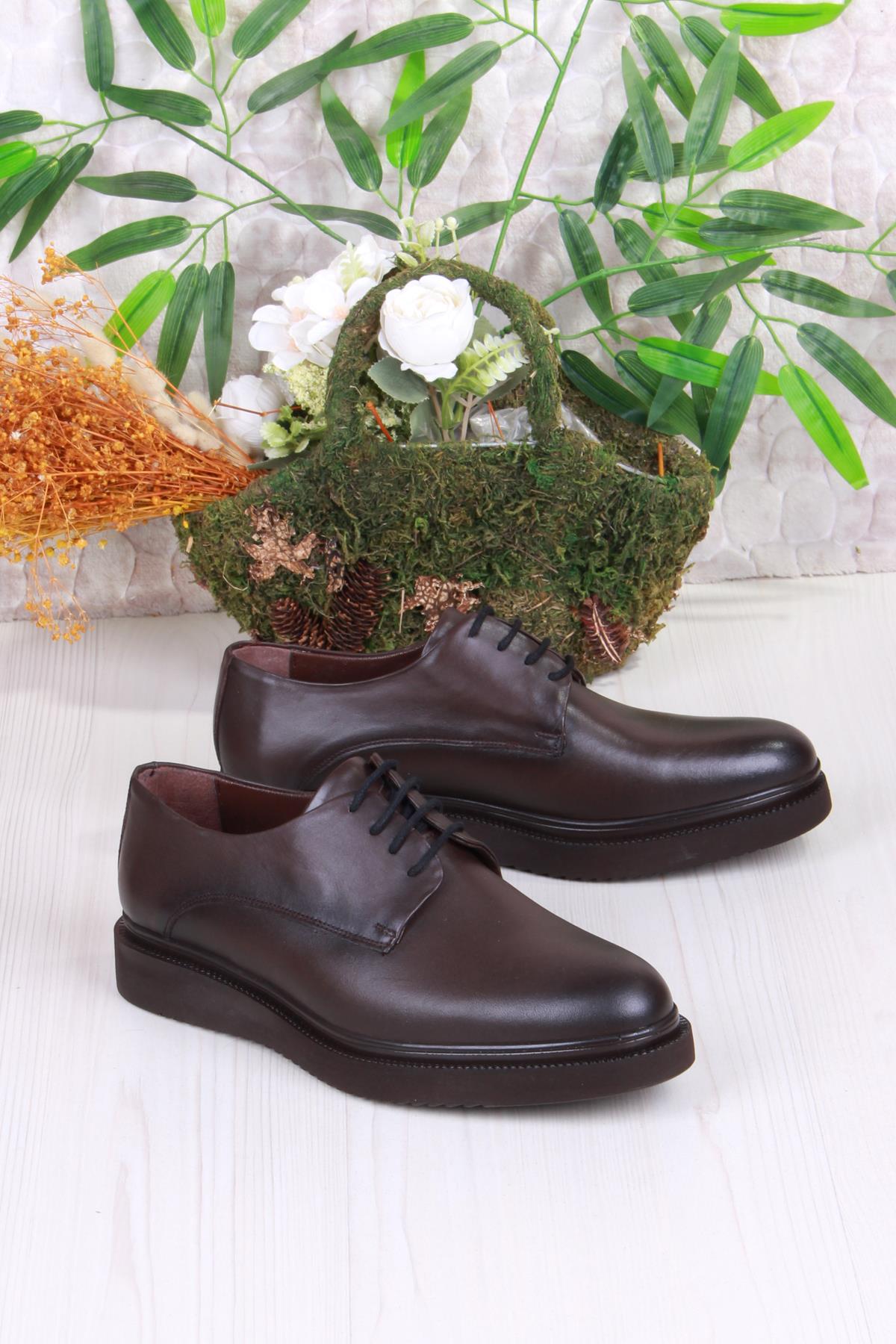 42247 Cilt Hafif Rahat İç Ve Dış Hakiki Deri Erkek Ayakkabı - Görsel 2