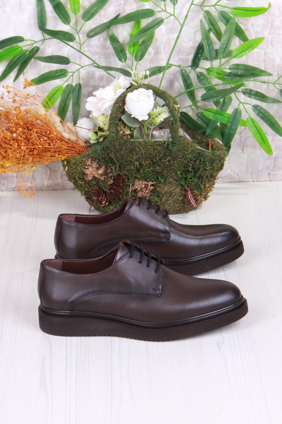 42247 Cilt Hafif Rahat İç Ve Dış Hakiki Deri Erkek Ayakkabı - Görsel 3