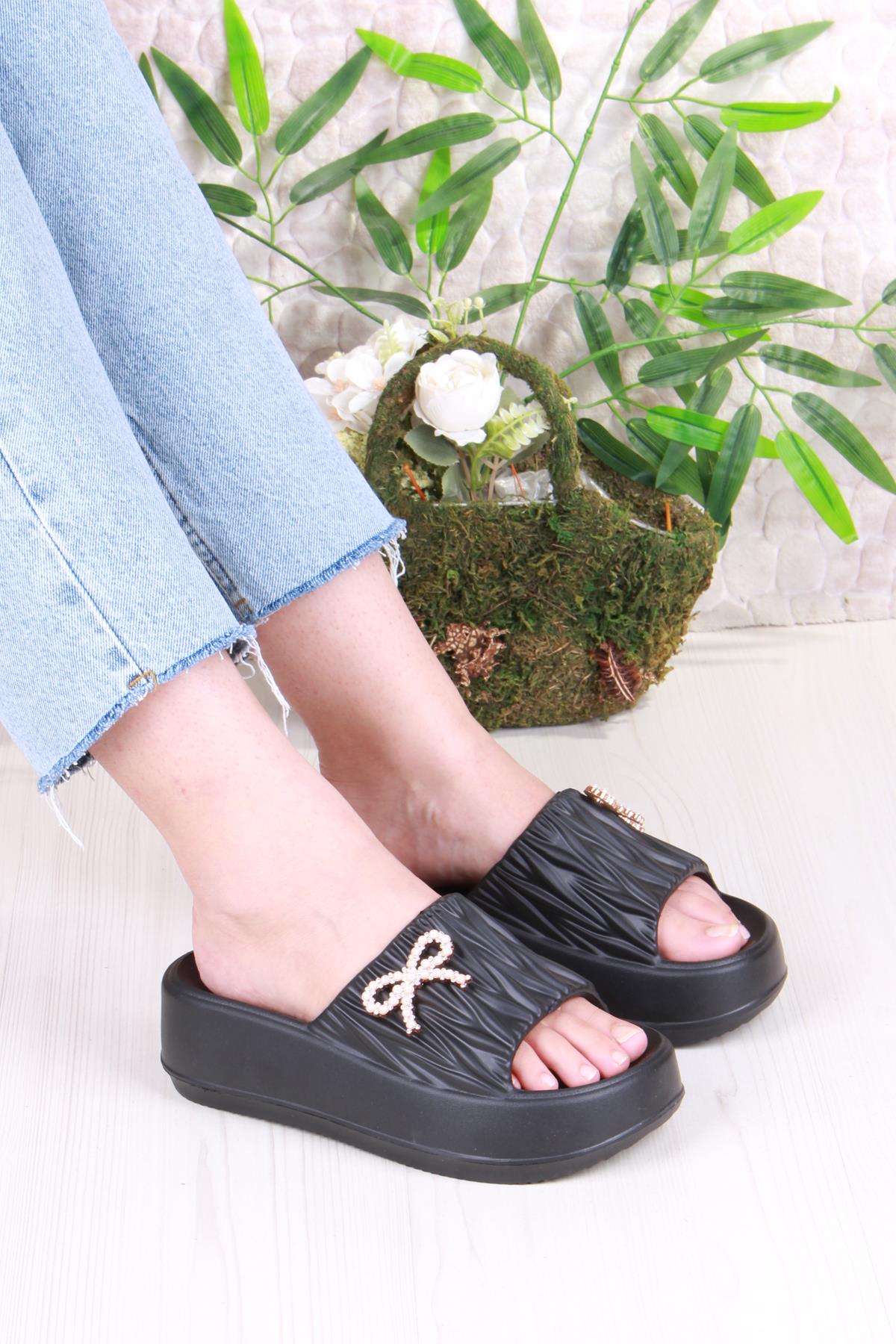 E462 Günlük Plaj Deniz Havuz Terliği Hafif Rahat Esnek Kadın Terlik - Görsel 2