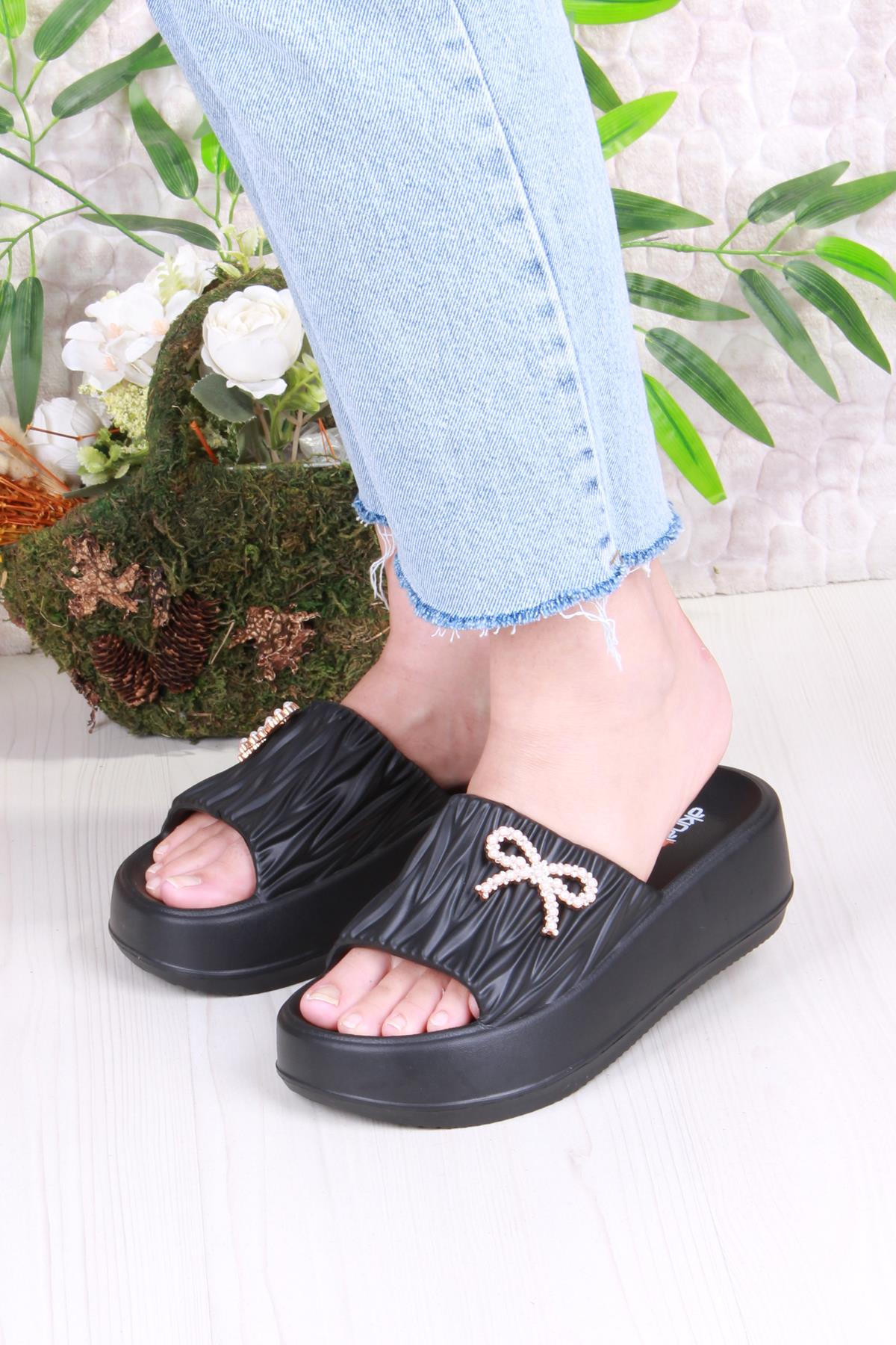 E462 Günlük Plaj Deniz Havuz Terliği Hafif Rahat Esnek Kadın Terlik - Görsel 3