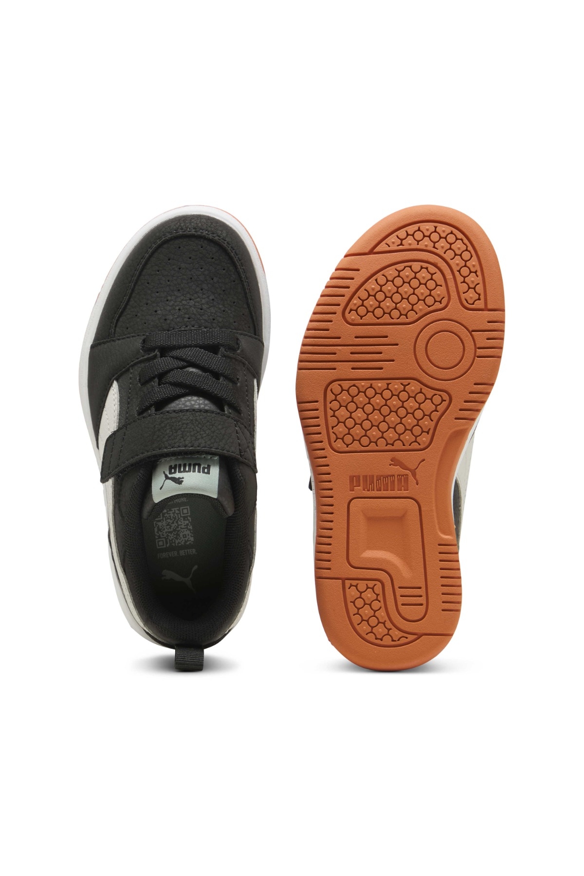 Rebound V6 Lo Mid 90s Ac Çocuk Siyah Sneaker - Görsel 6