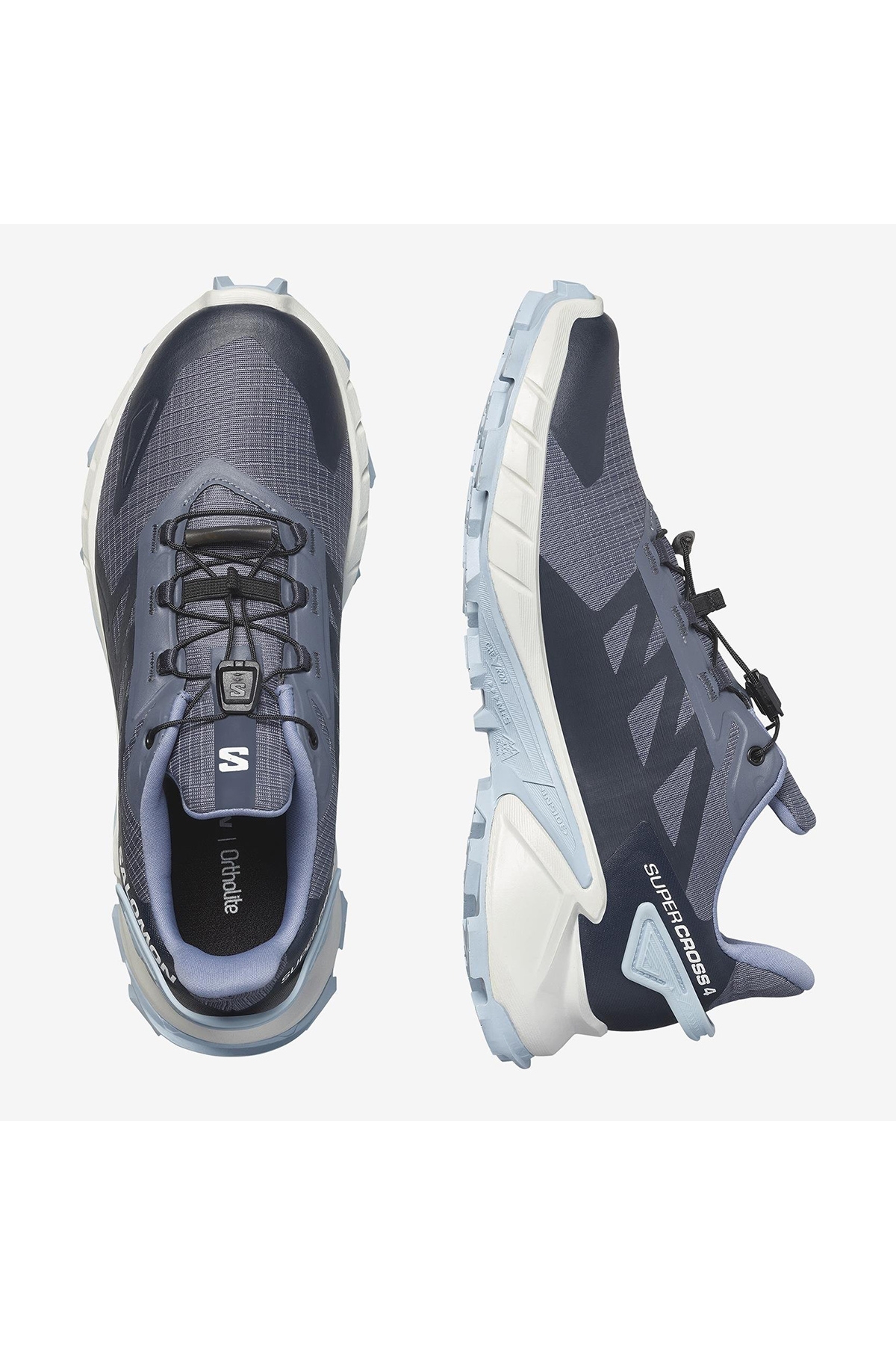 Salomon Salomon Supercross 4 Kadın Lacivert Koşu Ayakkabısı Sneaker | Flo Lacivert - 4. görsel