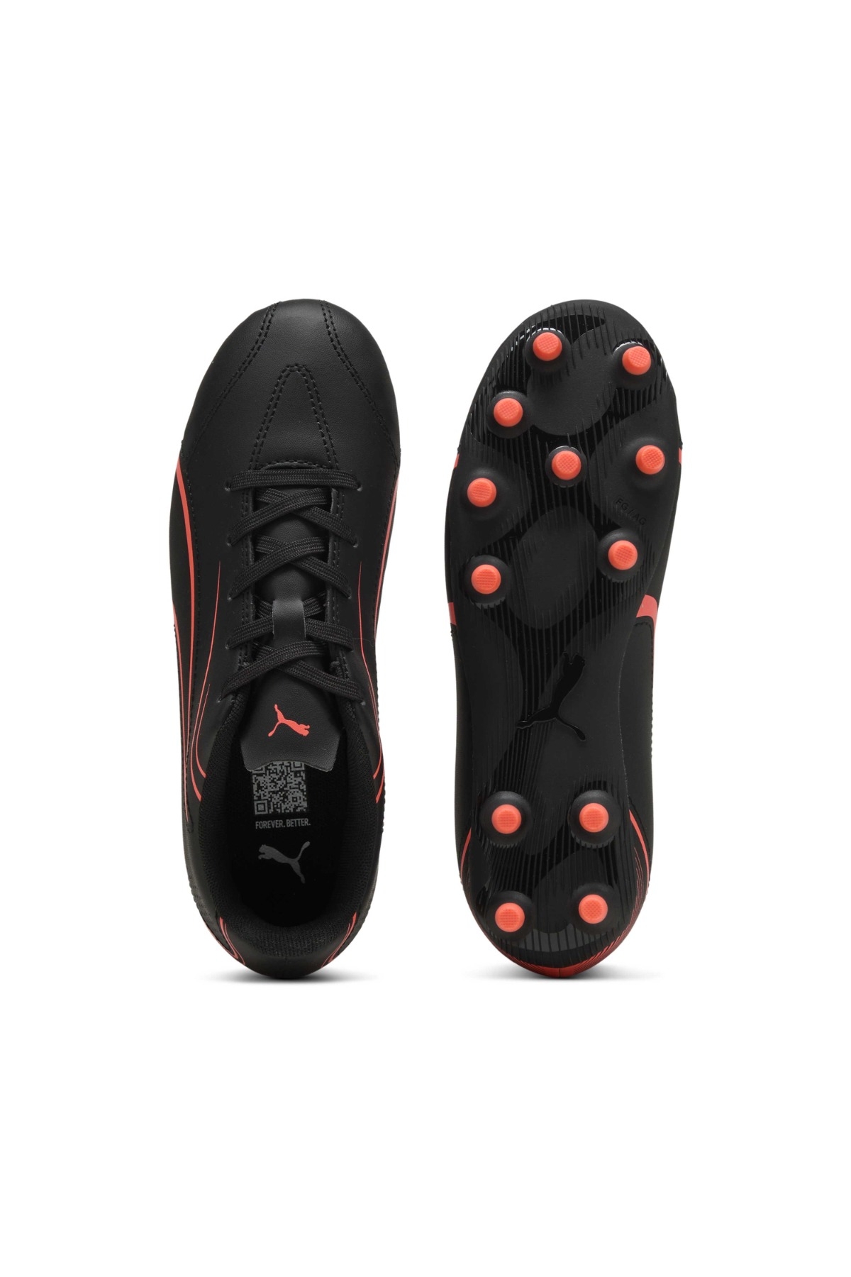 Vitoria Fg/Ag Jr Çocuk Siyah Krampon - Görsel 6