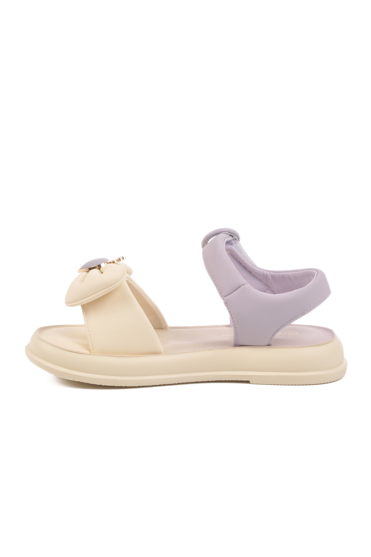 Lila Hafif Esnek Taşlı Kız Çocuk Sandalet 25Y600-5 F - Görsel 3