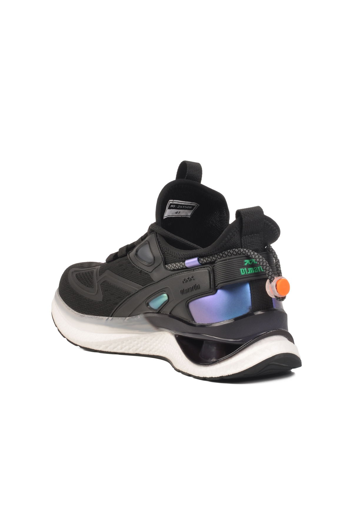 Siyah Anorak Hafif Esnek Hava Alabilen Erkek Spor Ayakkabı 25Y508 M - Görsel 5