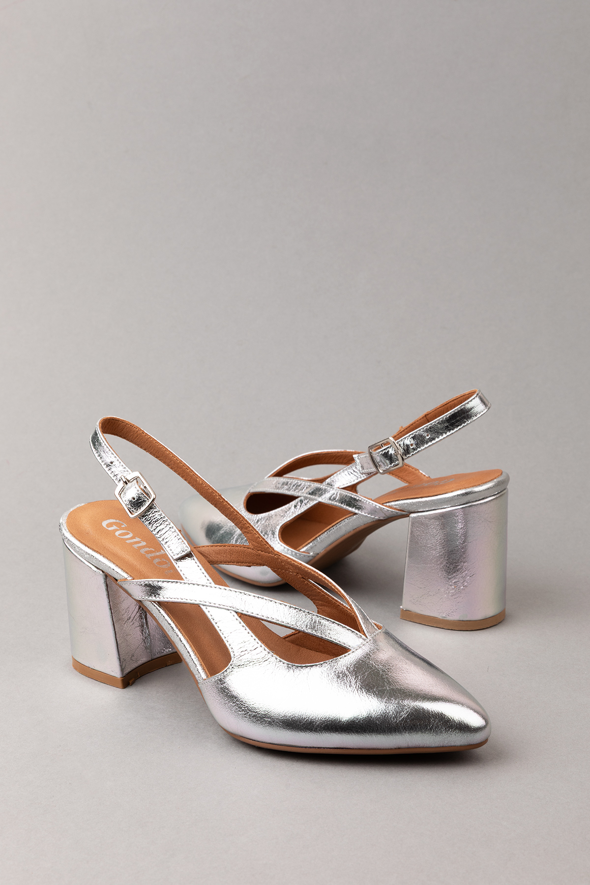 Gondol Kadın Hakiki Deri Şık Kalın Topkulu Ayakkabı anl.3361 - Görsel 6