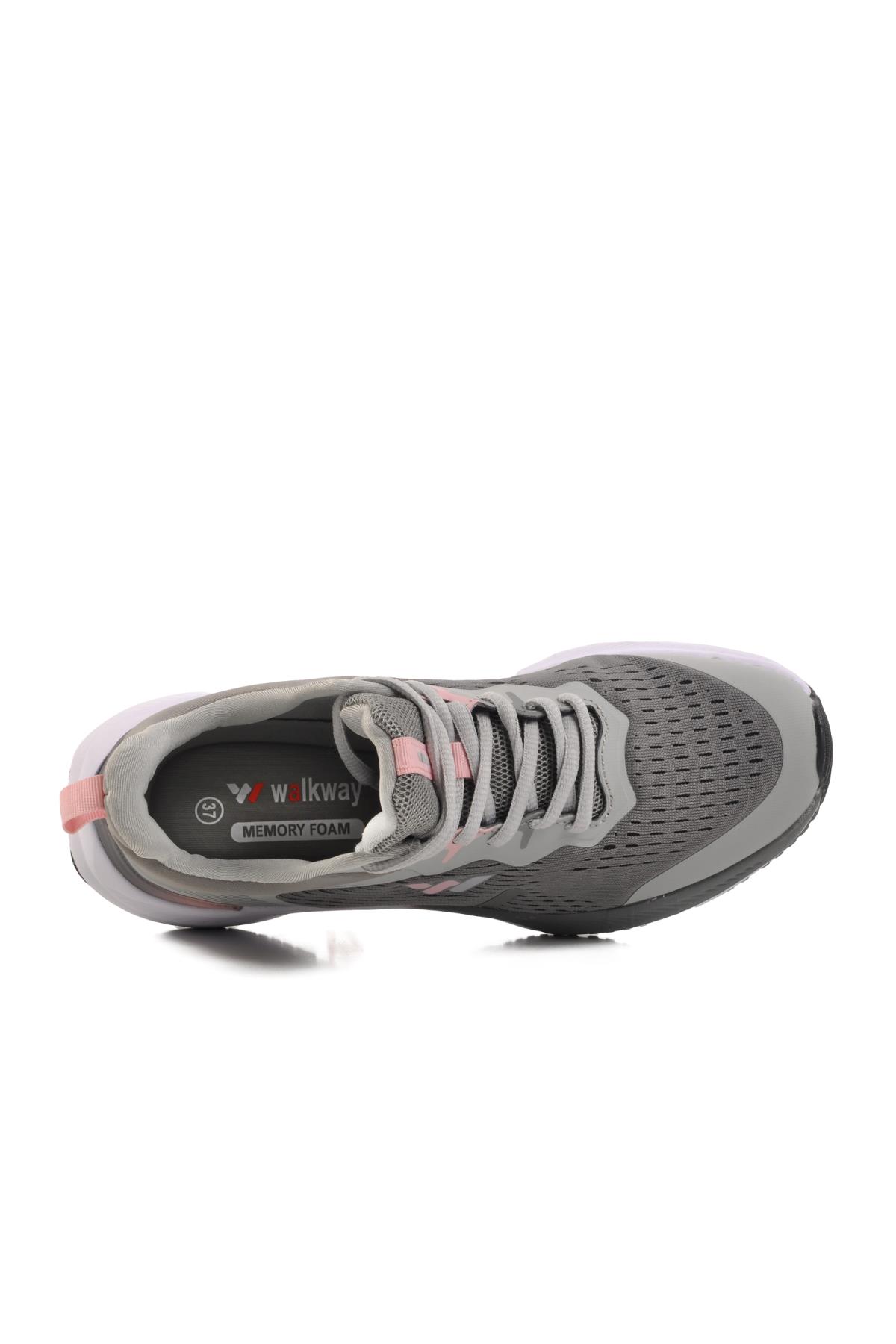 Z-25415 G Füme Hafızalı Taban Spor Ayakkabı - Görsel 5