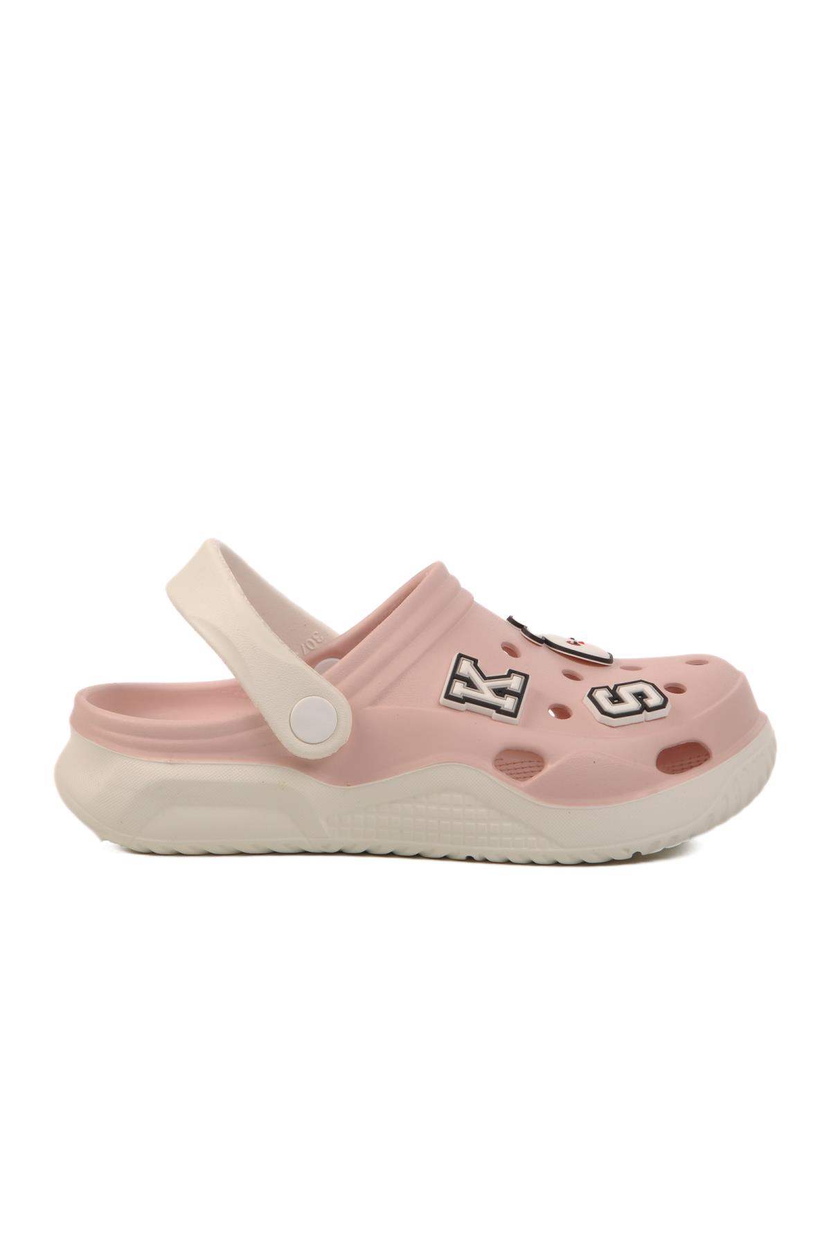 Pudra Kız Çocuk Sabo Sandalet Stella F - Görsel 4