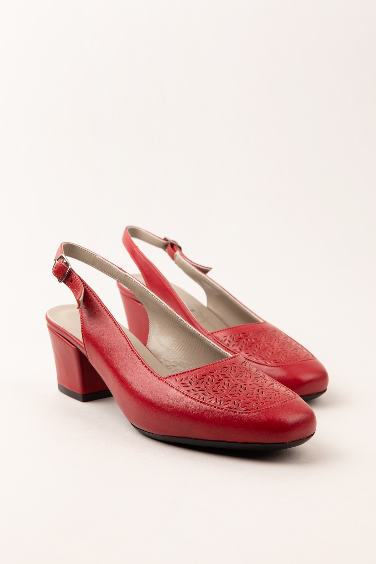 Gondol Kadın Hakiki Deri Klasik Topuklu Ayakkabı vdt.63 - Görsel 2