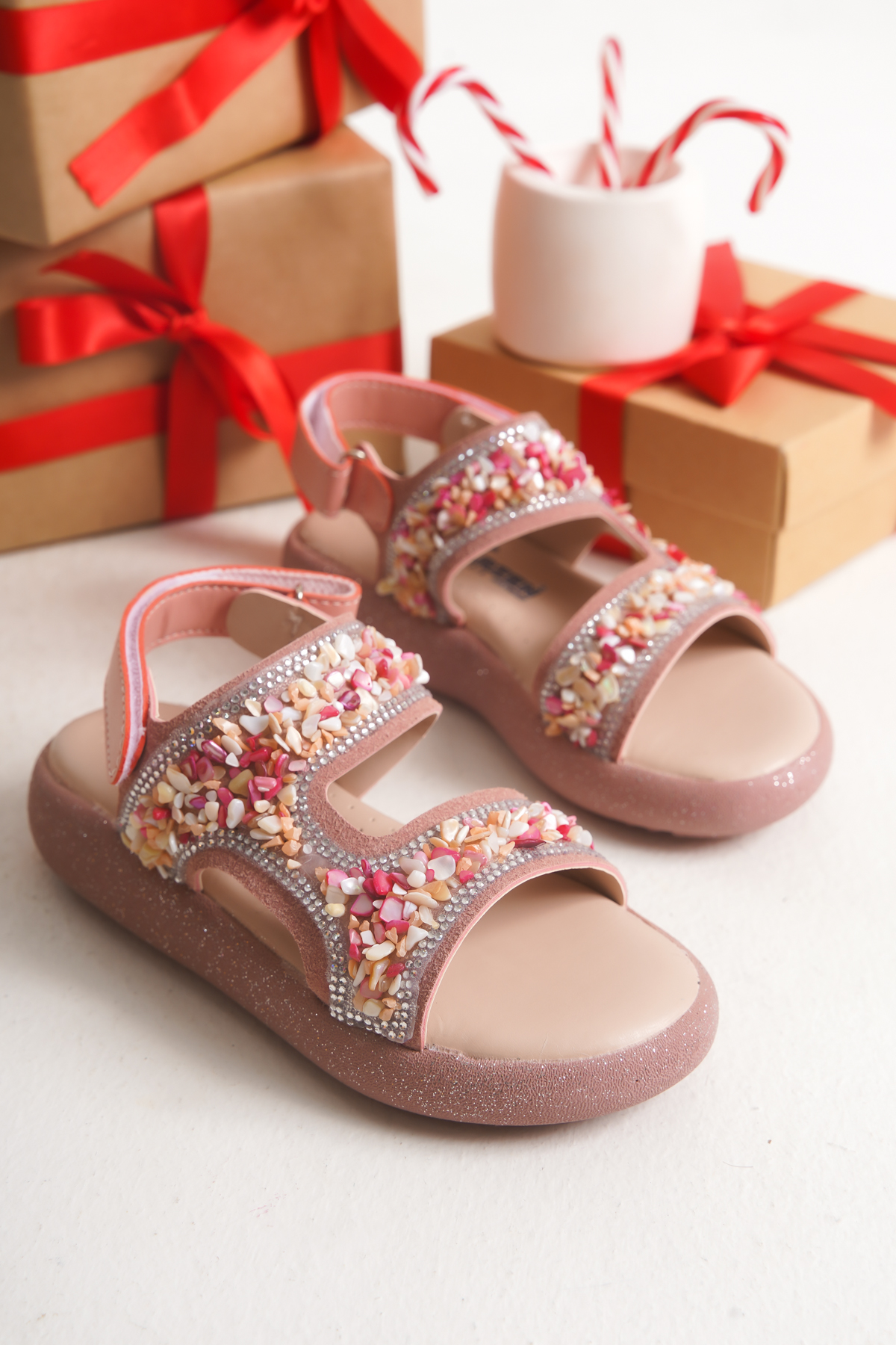 Barby Günlük Ortopedik Kız Çocuk Sandalet Ayakkabı - Görsel 4