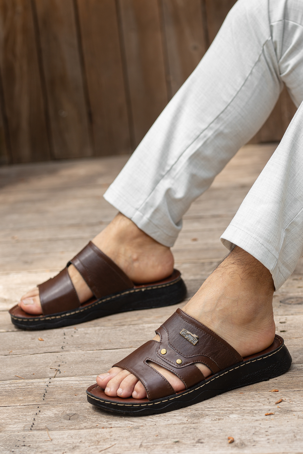 GNC Günlük Ortopedik Erkek Terlik - Görsel 2