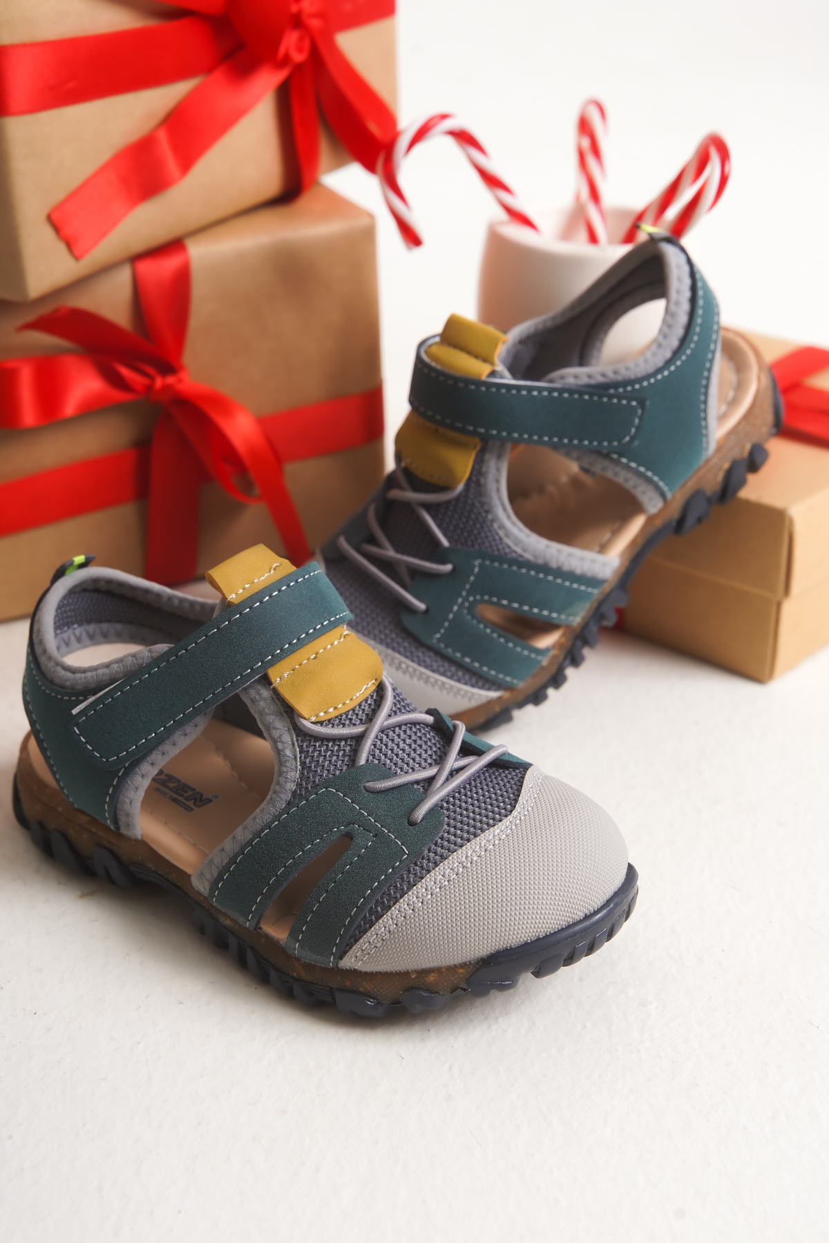 Çinçon Günlük Ortopedik Erkek Çocuk Sandalet Ayakkabı - Görsel 3