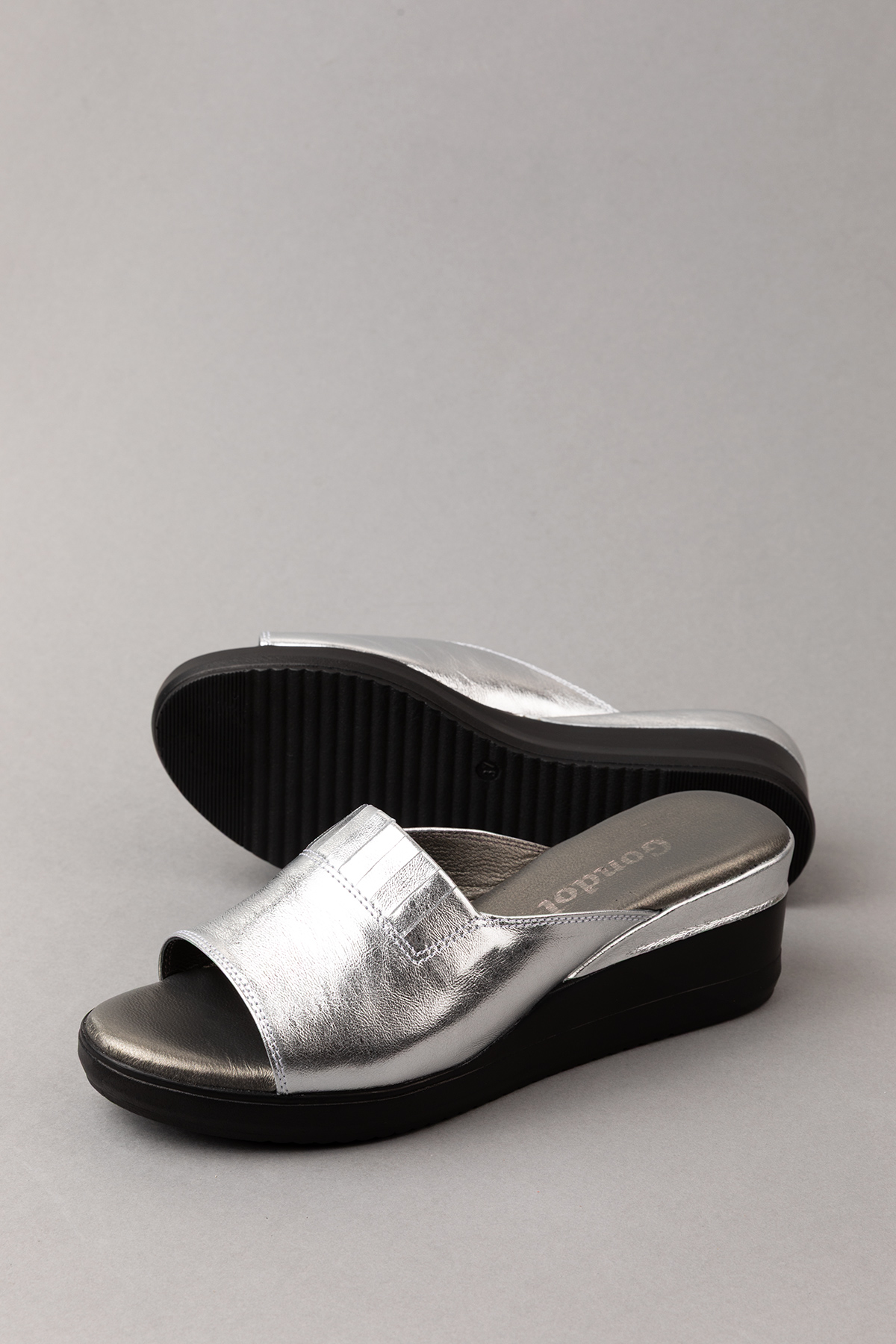 Gondol Hakiki Deri Ev Terliği özl.966 - Görsel 5