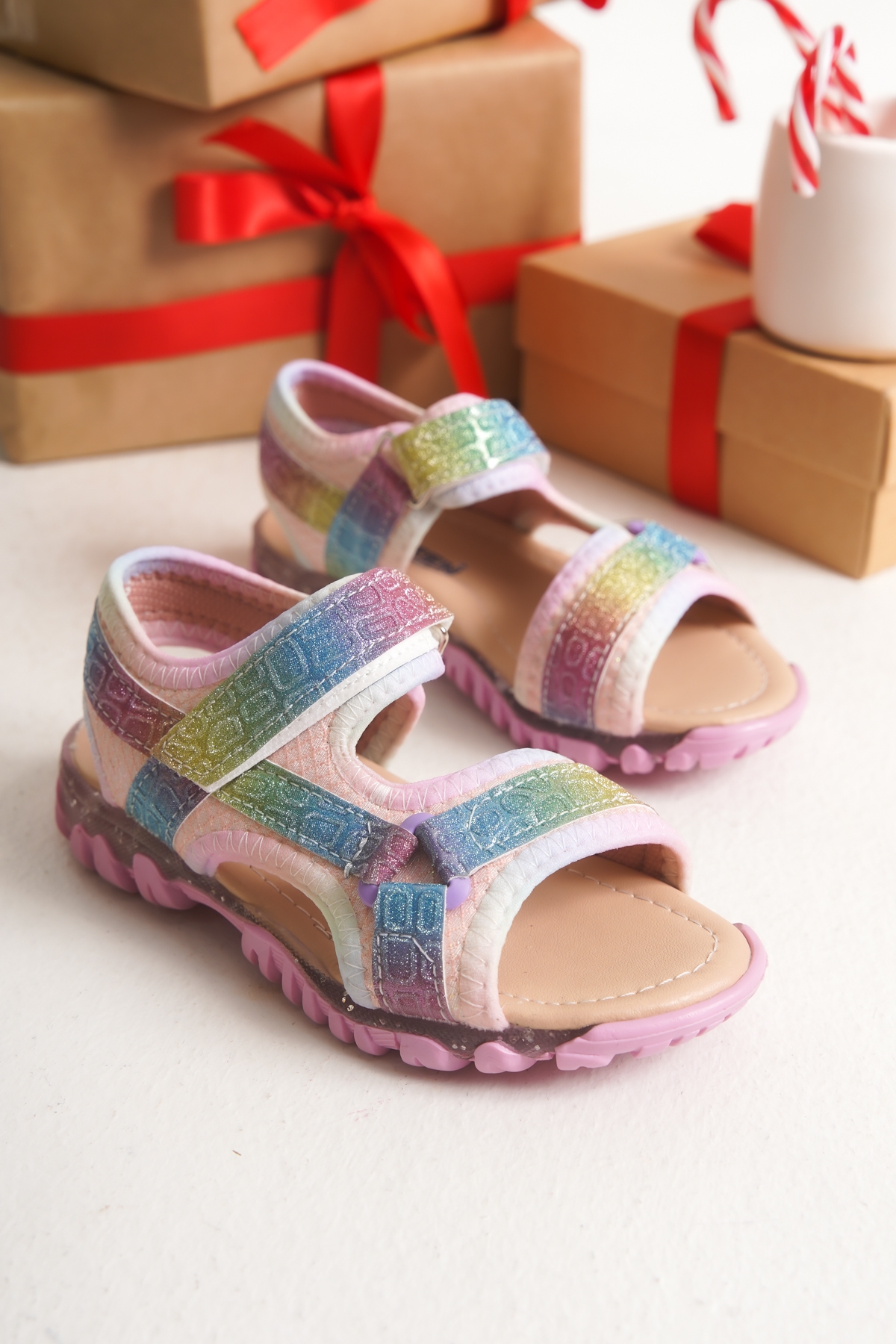 Sindy Günlük Ortopedik Kız Çocuk Sandalet Ayakkabı - Görsel 4