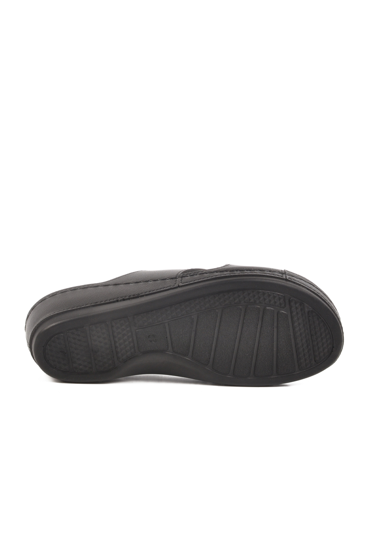 Aspor Siyah Anatomik Kadın Dolgu Topuk Terlik - Görsel 5