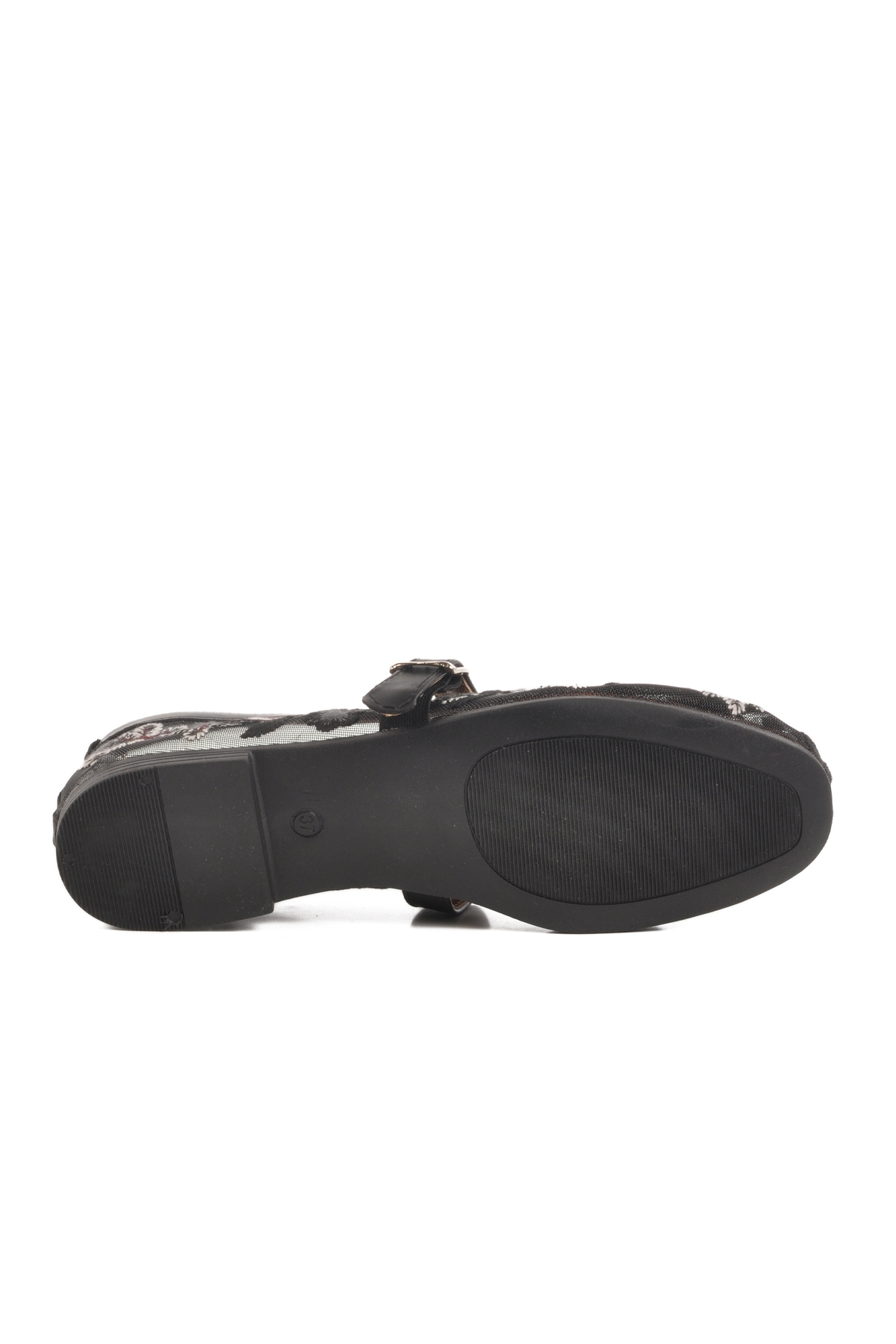 Aspor Siyah İşlemeli Kadın Babet - Görsel 6