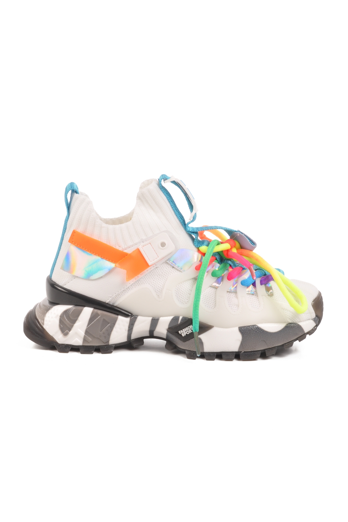 Beyaz Kız Çocuk Hi Sneaker - Görsel 2