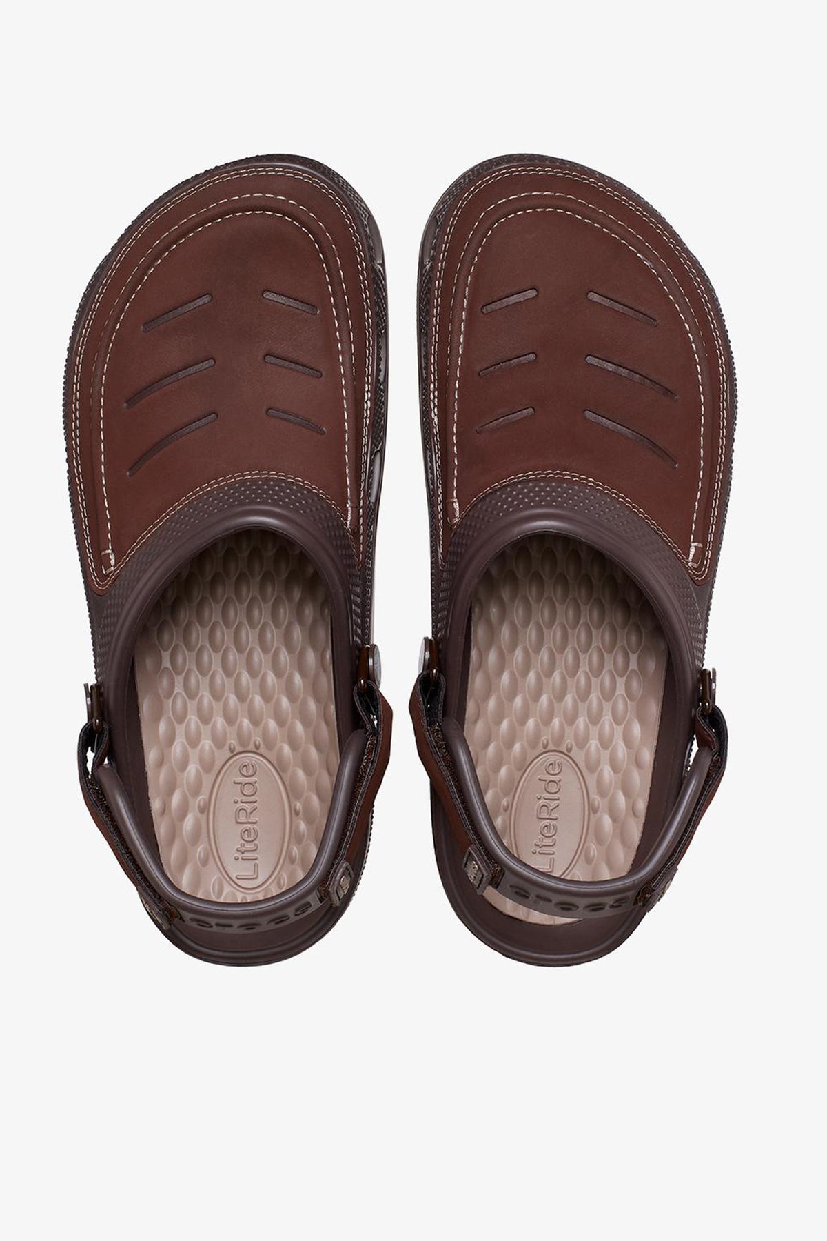 Crocs Crocs Kahverengi Yukon Vista II LR Erkek Sandalet Sandalet & Terlik | Flo Kahverengi - 5. görsel