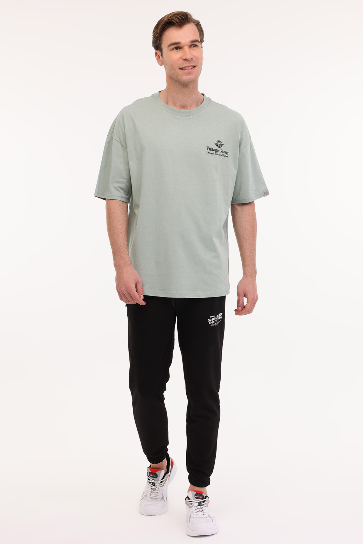 ML ORDMU 11VNTG204 5FX Haki Erkek Kısa Kol T-Shirt Fiyatları | Flo