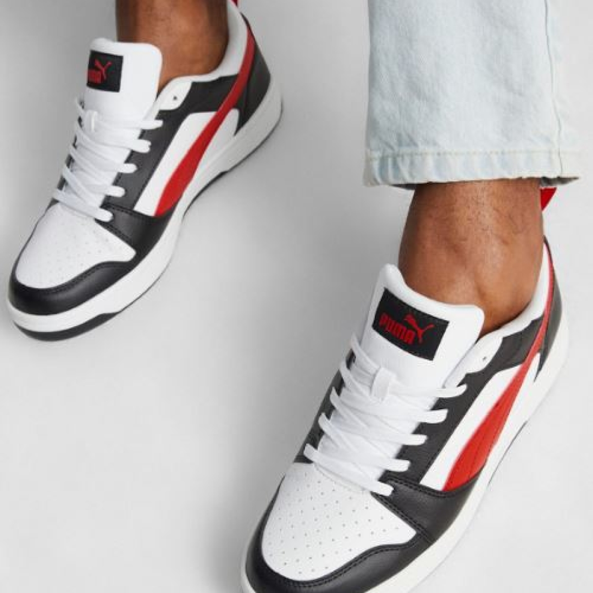 Puma Rebound V6 Low beyaz